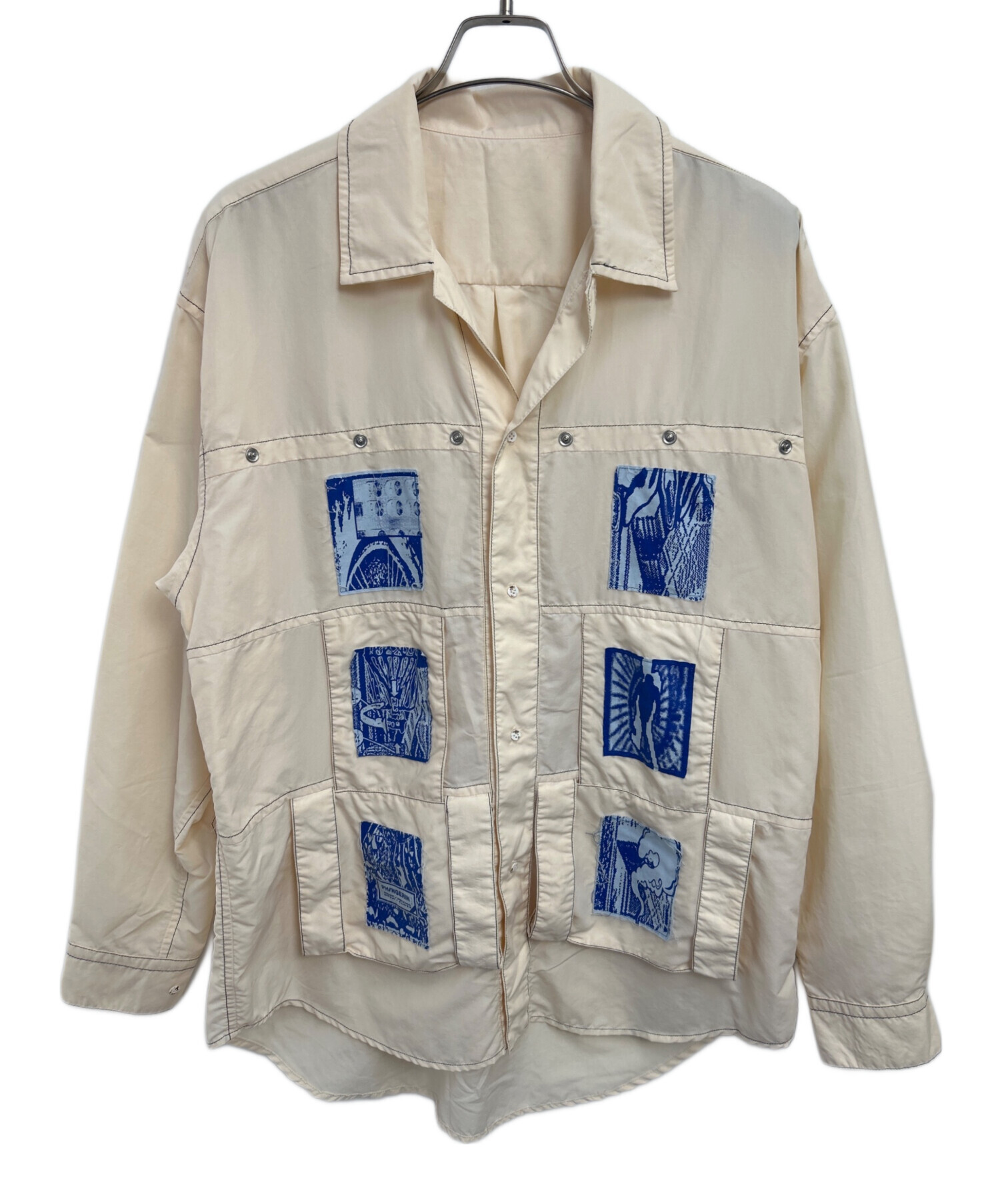中古・古着通販】PHINGERIN (フィンガリン) 長袖シャツ ベージュ 