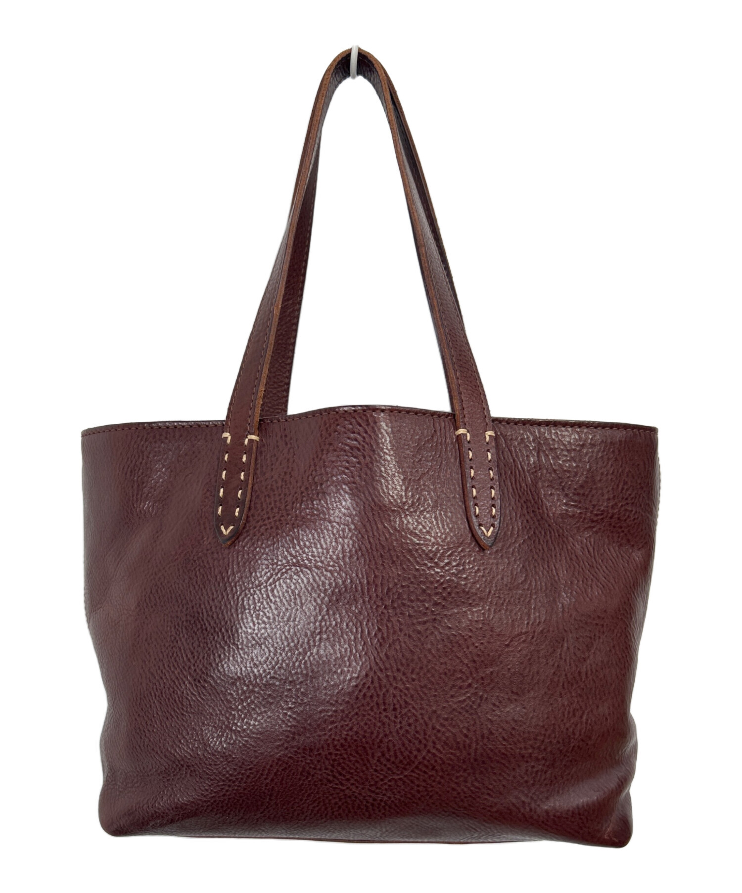 中古・古着通販】genten (ゲンテン) ハンドバッグ ダークブラウン