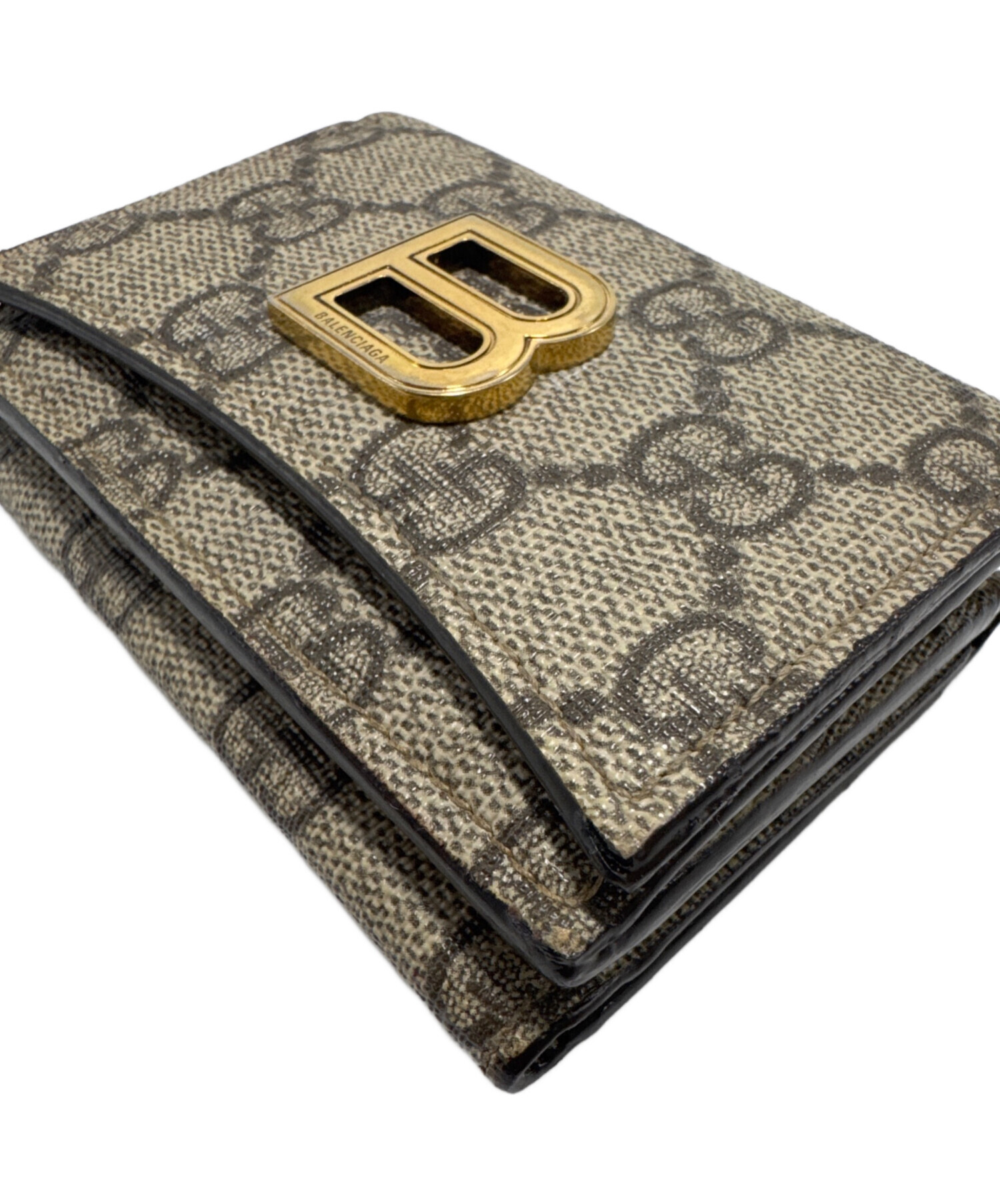 お値下げ！GUCCI BALENCIAGA 三つ折財布 GUCCI（グッチ） GUCCI BALENCIAGA バレンシアガ コラボ 三つ折り財布