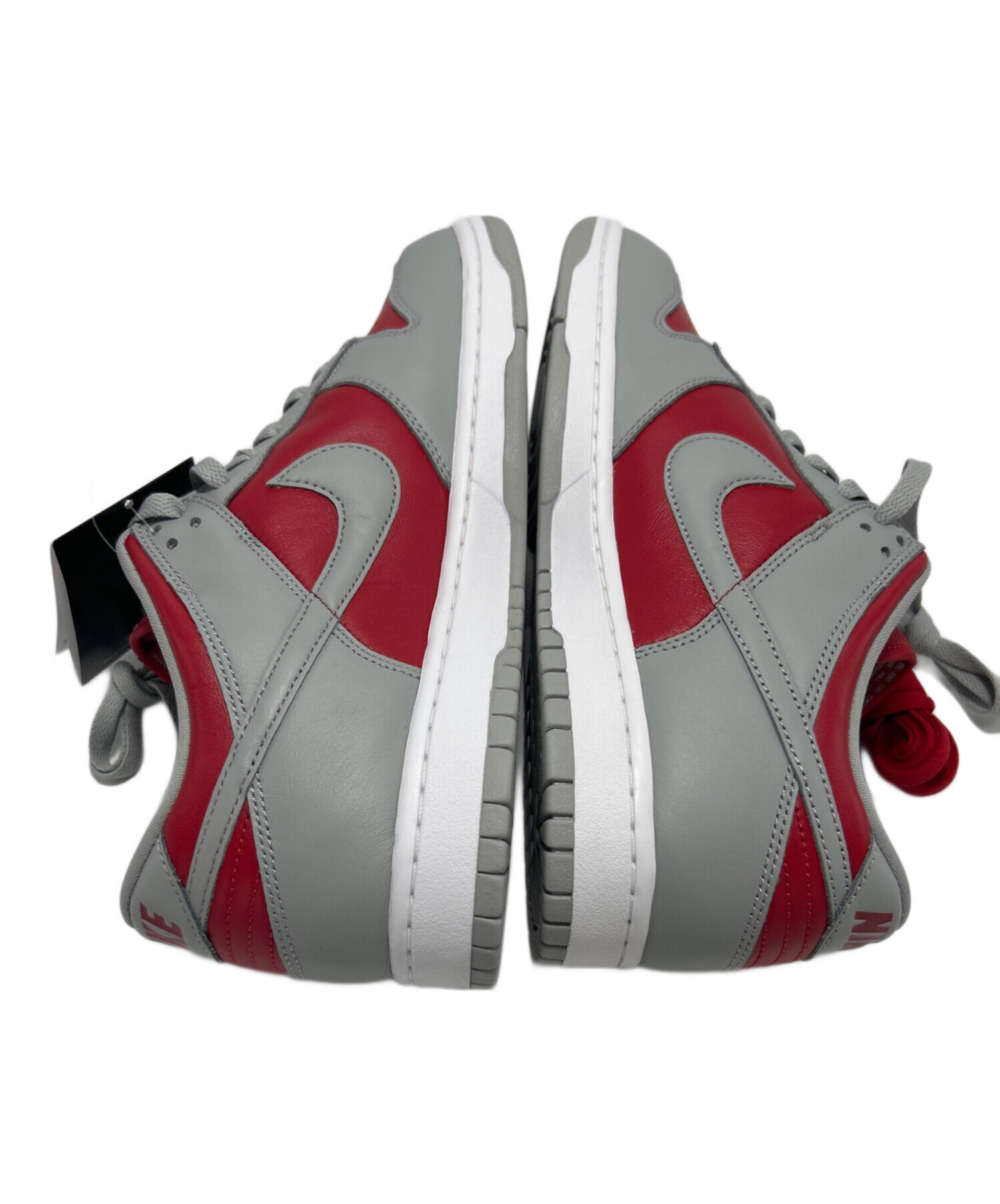 中古・古着通販】NIKE (ナイキ) スニーカー グレー×レッド サイズ:30