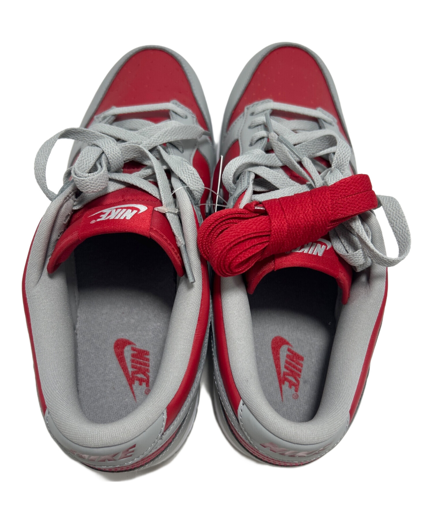 中古・古着通販】NIKE (ナイキ) スニーカー グレー×レッド サイズ:30