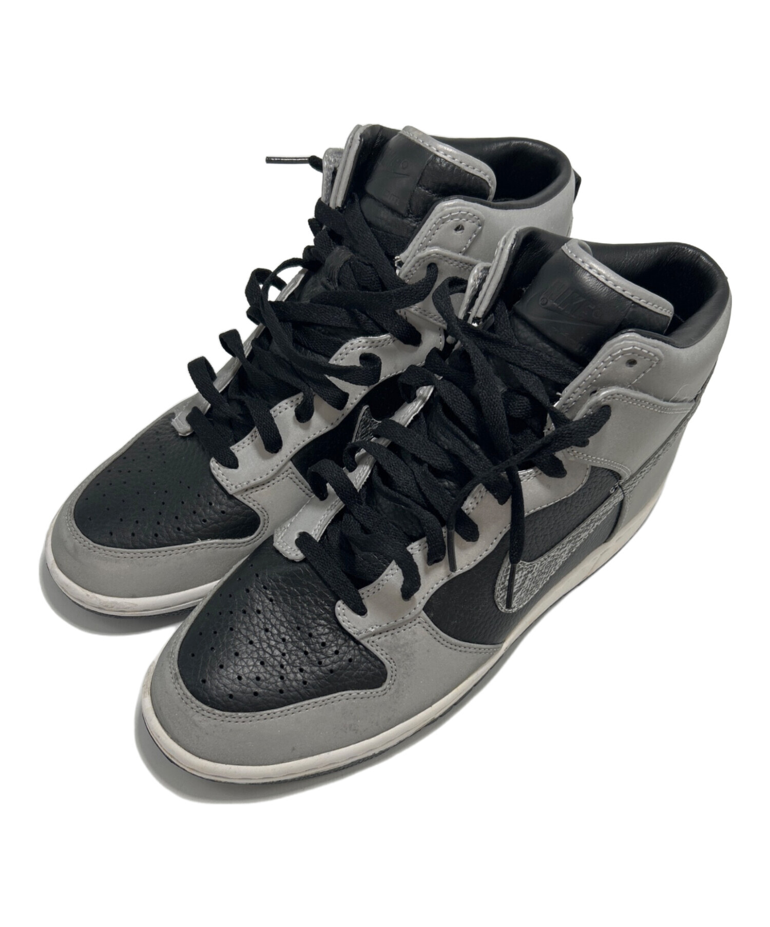 中古・古着通販】NIKE (ナイキ) スニーカー ブラック×シルバー サイズ 