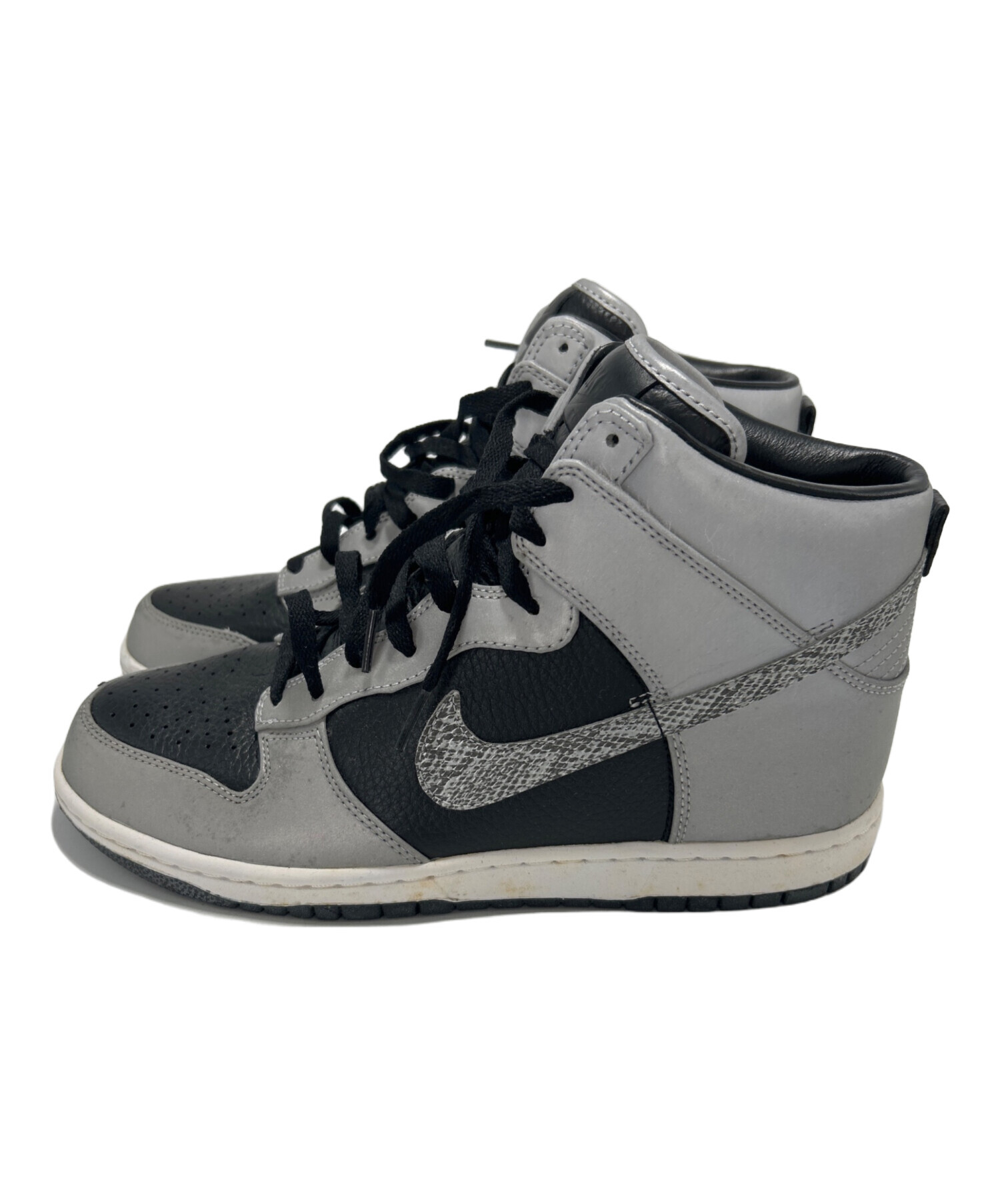 中古・古着通販】NIKE (ナイキ) スニーカー ブラック×シルバー サイズ 