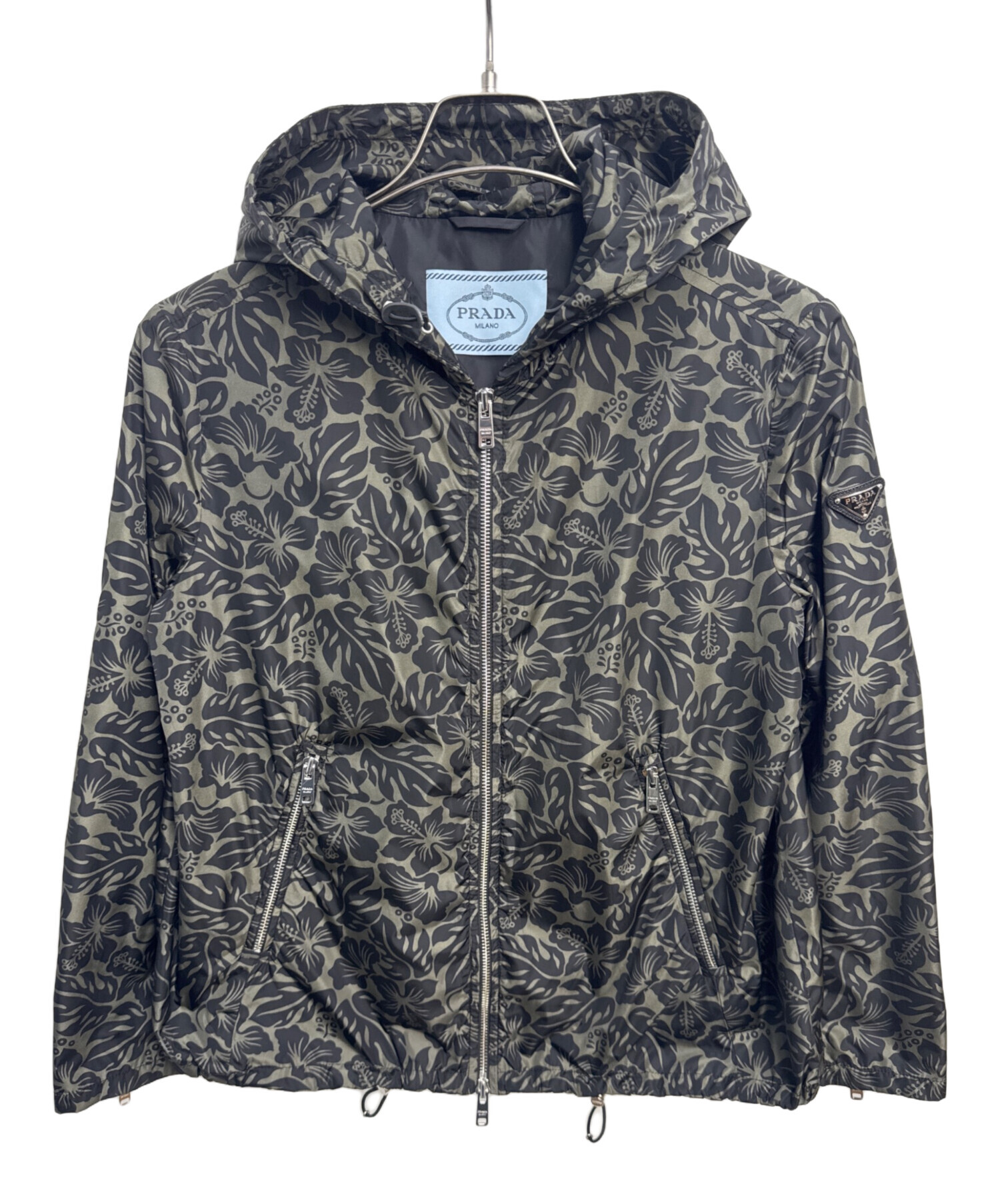 中古・古着通販】PRADA (プラダ) ナイロンジャケット オリーブ 