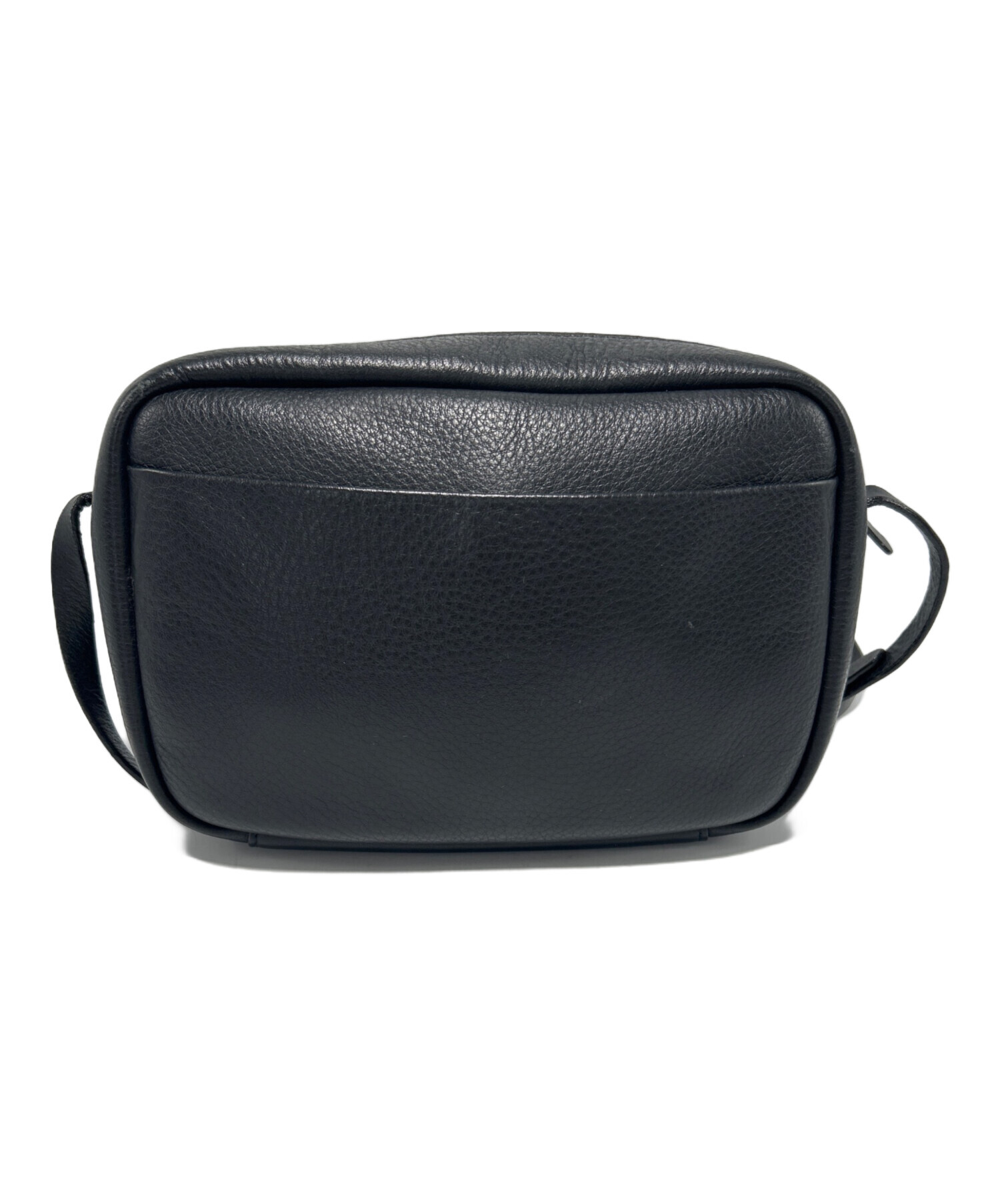 買付け BALENCIAGA ブラックレザー ショルダーバッグ 【公式通販】