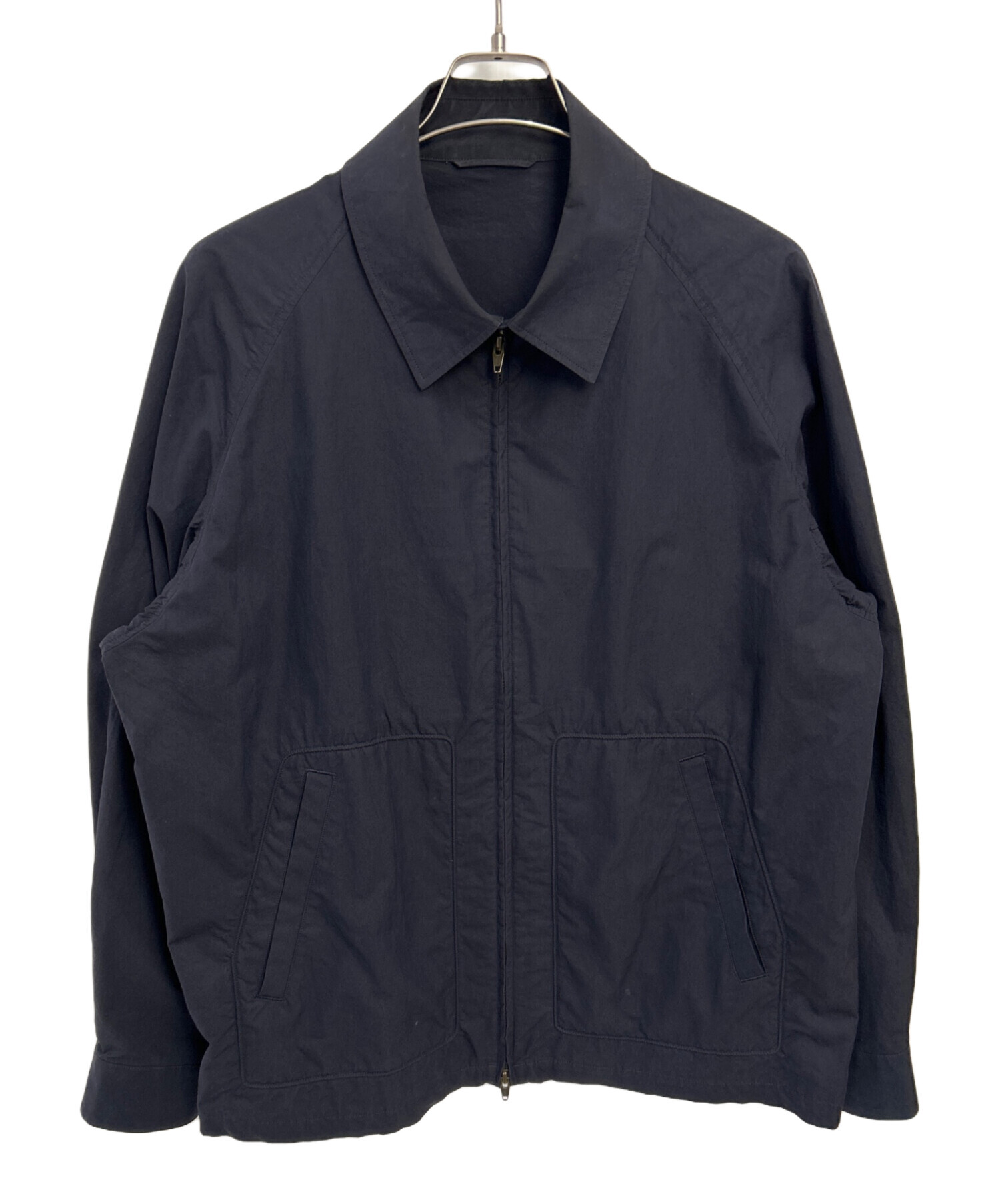 ASRハリントンジャケットXLフェードネイビー古着グランパ短丈スイングトップ美品 GAP オールドギャップ スイングトップ メンズL相当 古着 ハリントン