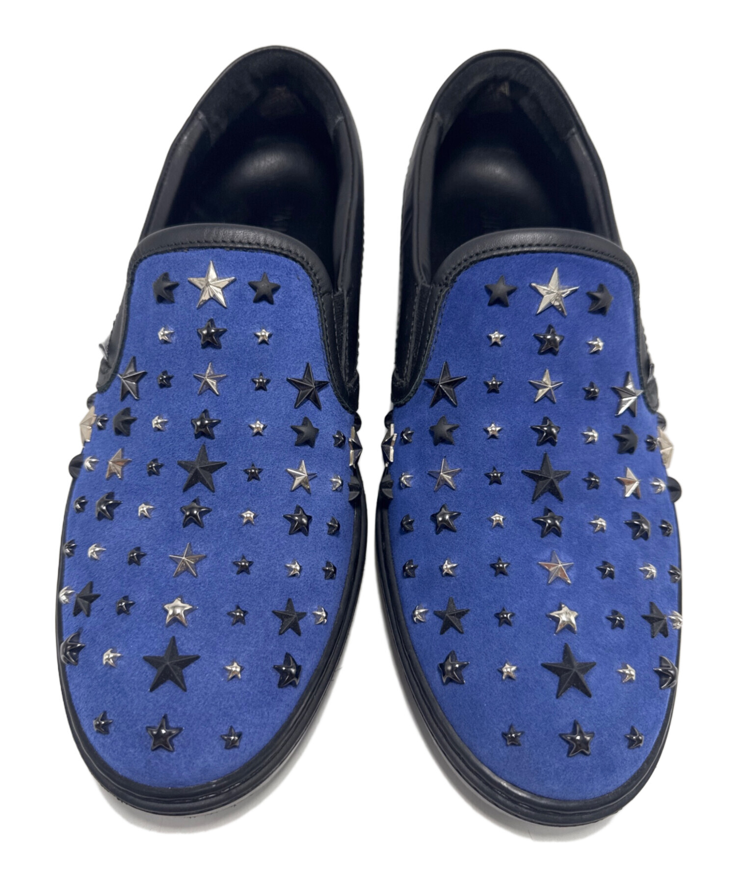 中古・古着通販】JIMMY CHOO (ジミーチュウ) スリッポン ブルー