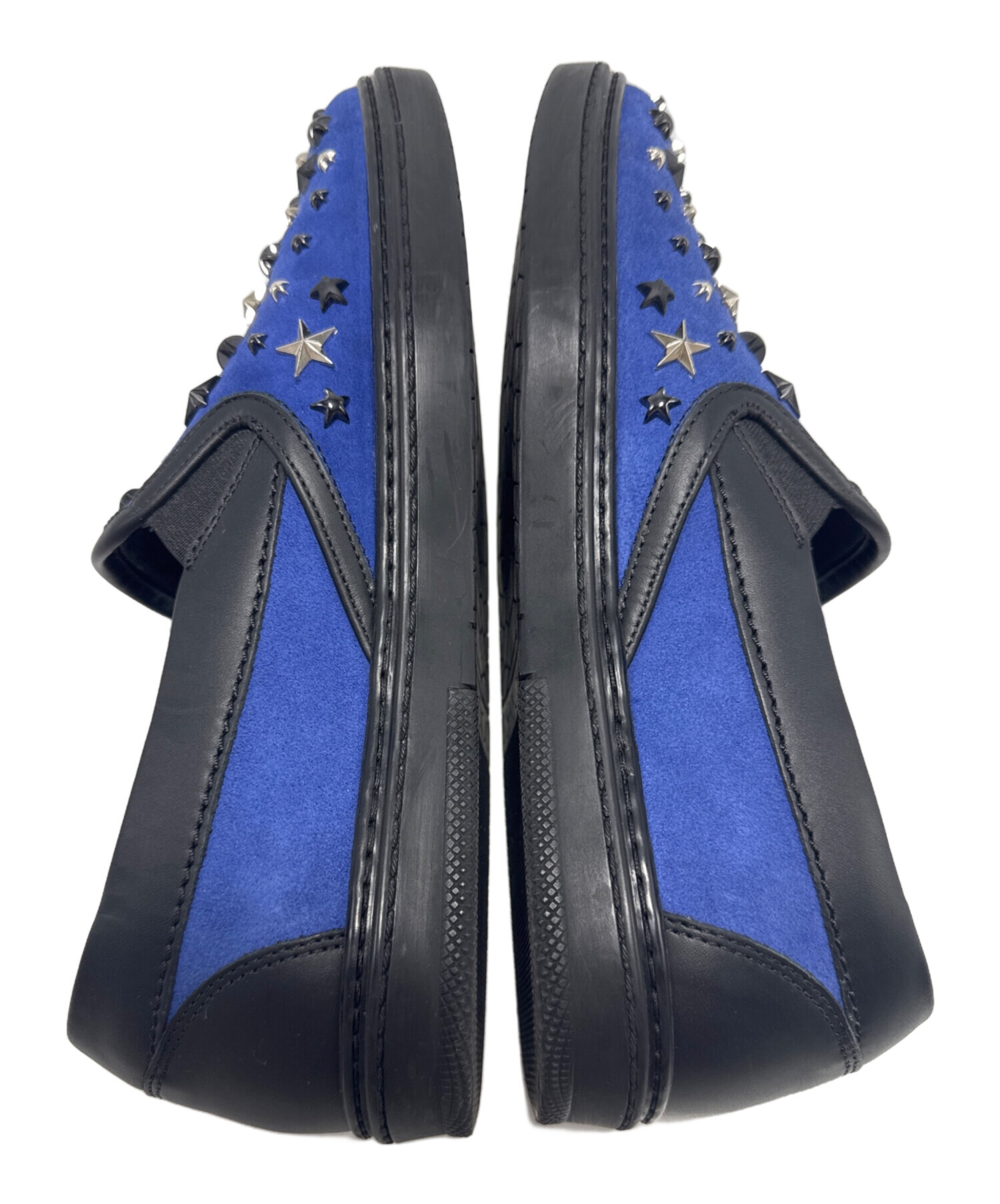 中古・古着通販】JIMMY CHOO (ジミーチュウ) スリッポン ブルー 