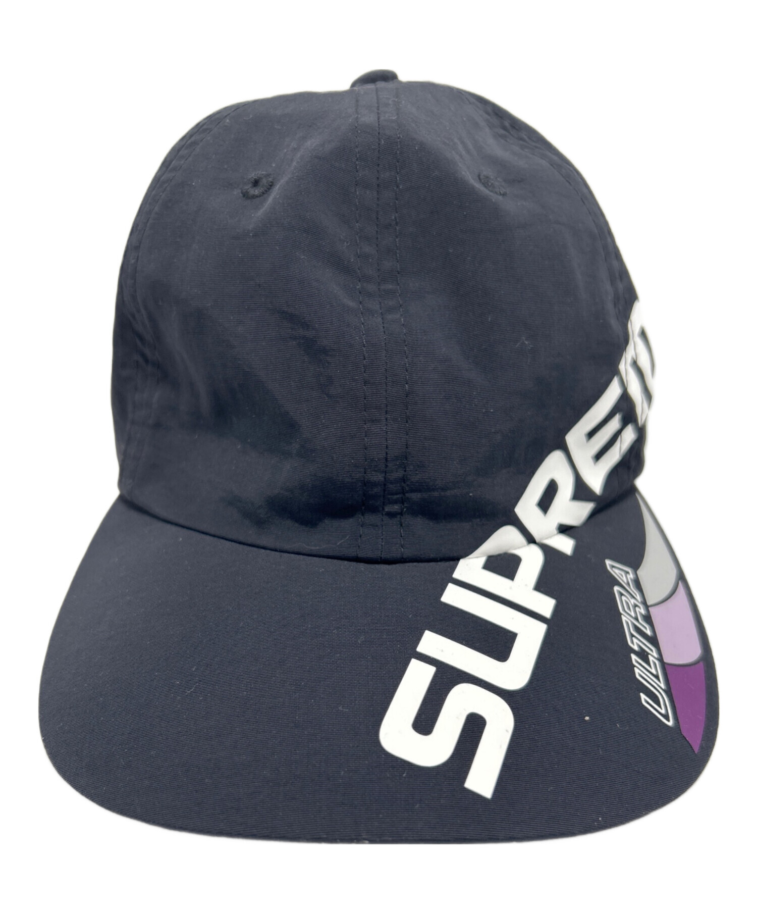 Supreme シュプリーム キャップ  黒 【古着】【中古】【送料無料】 中古・古着通販】SUPREME (シュプリーム) キャップ ブラック｜ブランド
