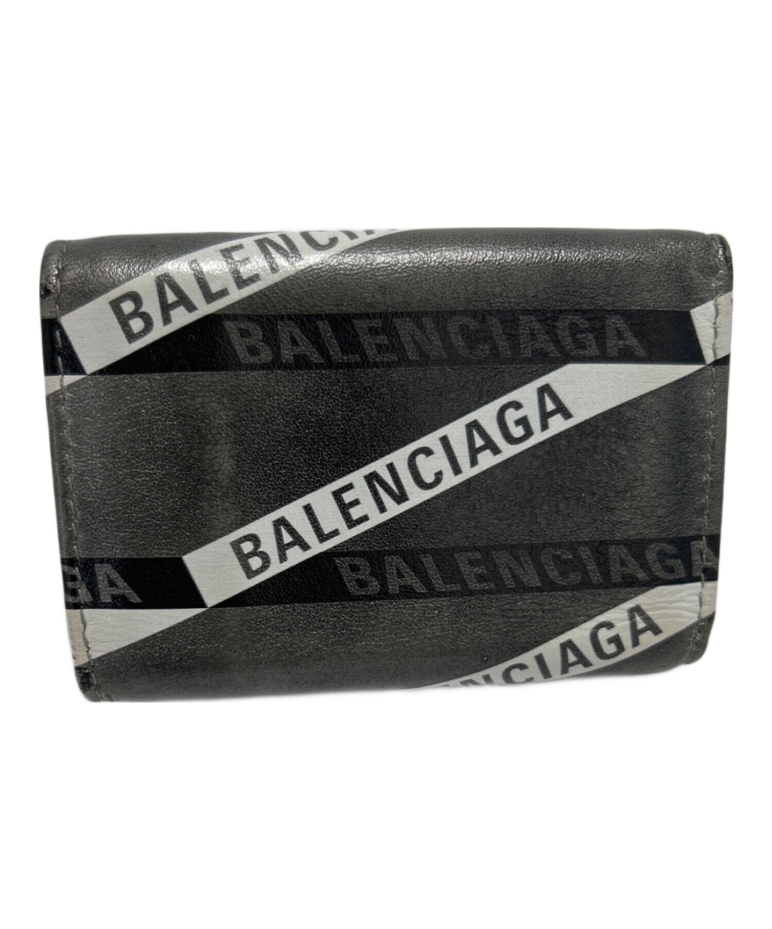 中古・古着通販】BALENCIAGA (バレンシアガ) 3つ折り財布 シルバー