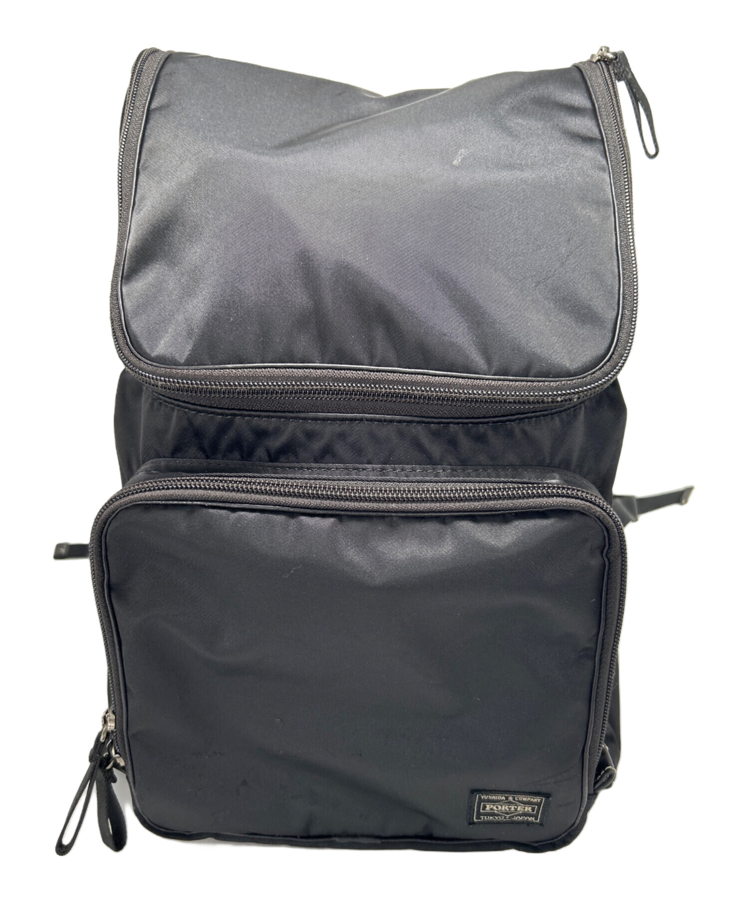 中古・古着通販】PORTER (ポーター) ナイロンリュック ブラック 