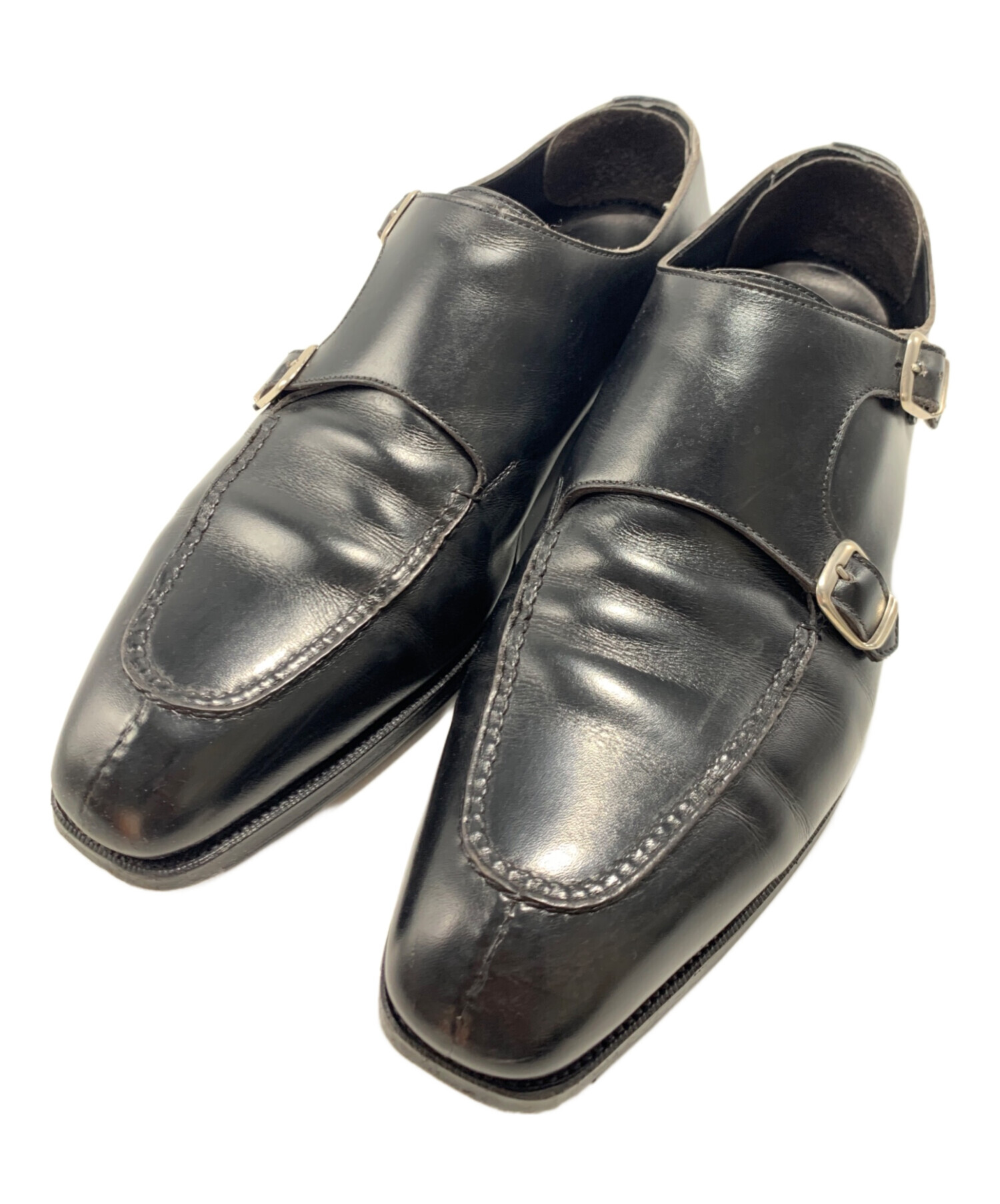 Edward Green ダブルモンクストラップ 黒エドワードグリーン