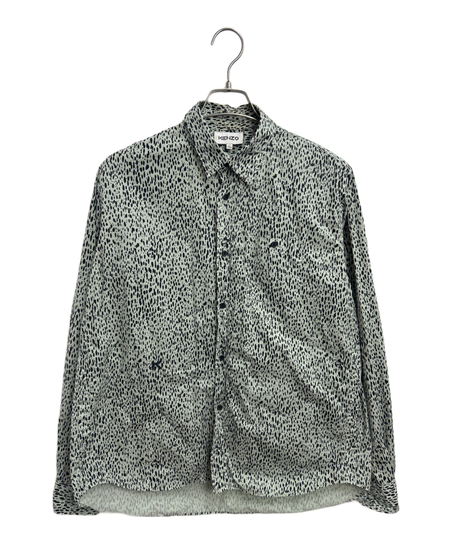 中古・古着通販】KENZO (ケンゾー) 長袖シャツ グレー サイズ:39 