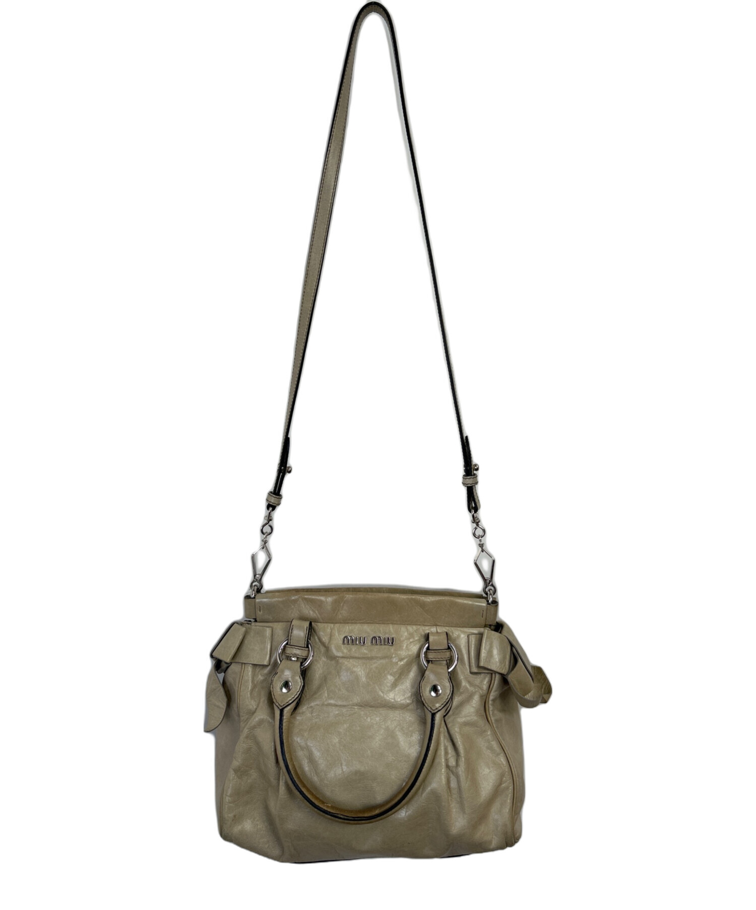 中古・古着通販】MIU MIU (ミュウミュウ) 2WAYショルダーバッグ 