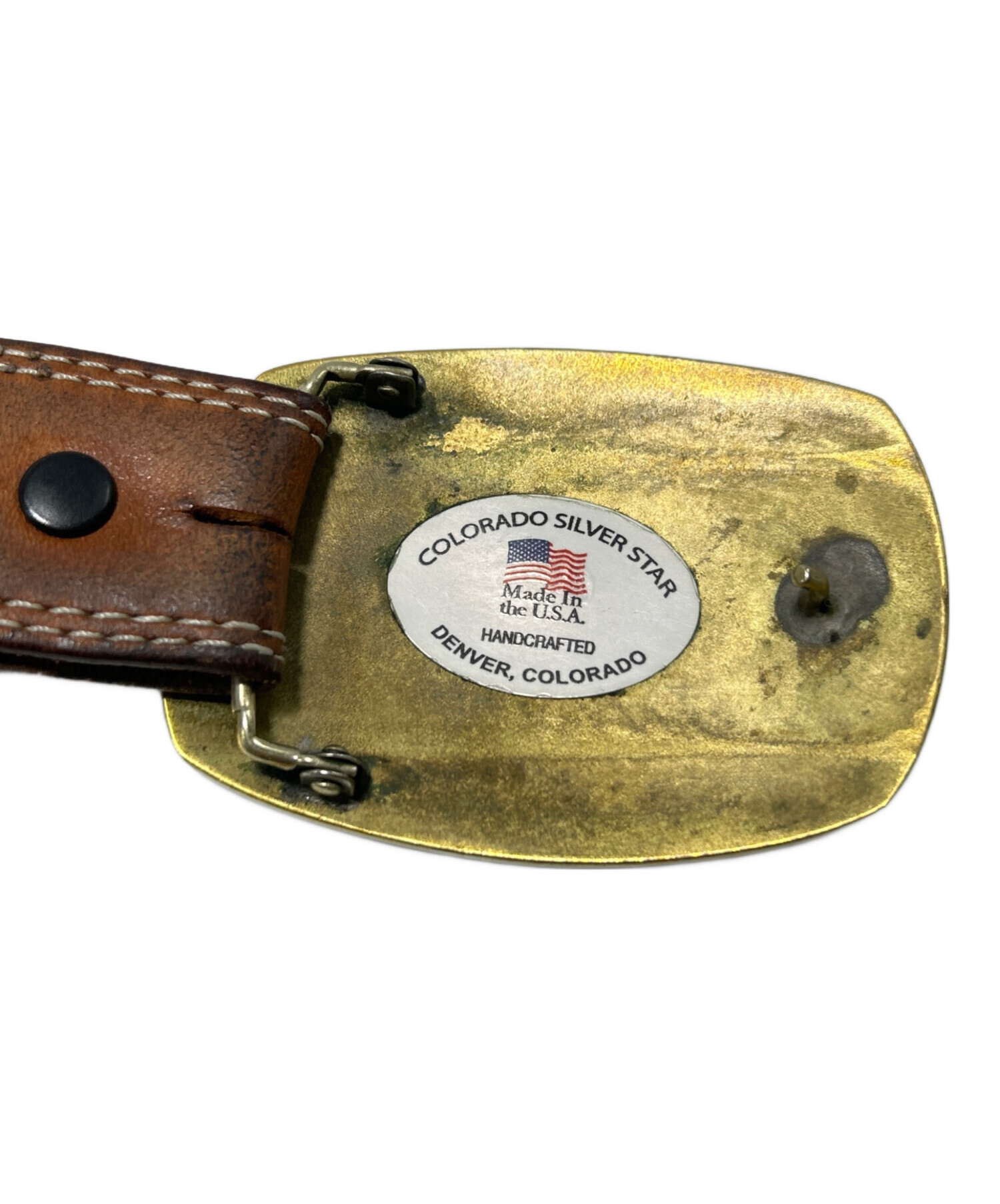 中古・古着通販】NOCONA (ノコナ) レザーベルト ブラウン サイズ:34