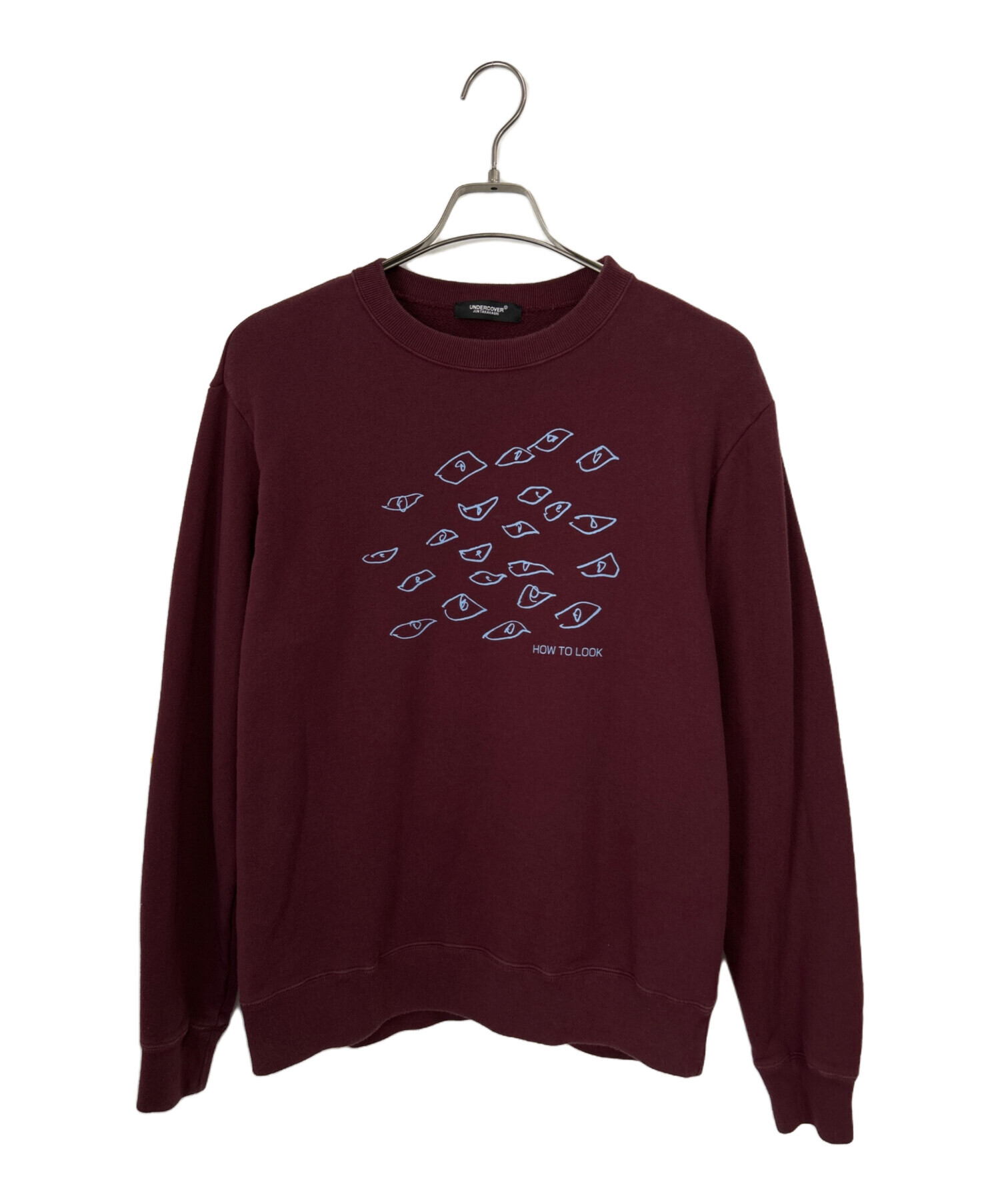 UNDERCOVER TWIN PEAKS スウェット サイズ3 ボルドー UNDERCOVER TWIN PEAKS スウェット サイズ3 ボルドー 中古・古着通販