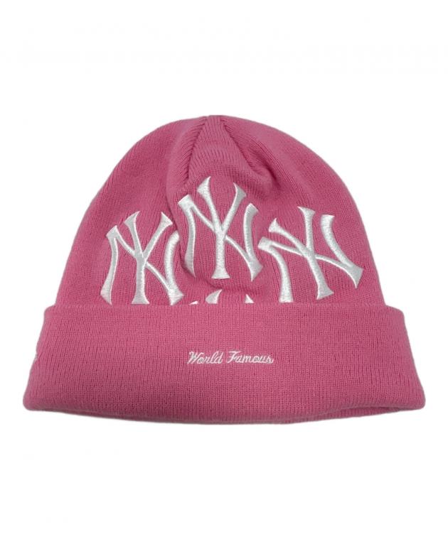 Supreme NewEra ピンク ビーニー ニット帽 中古・古着通販】SUPREME (シュプリーム) New Era (ニューエラ