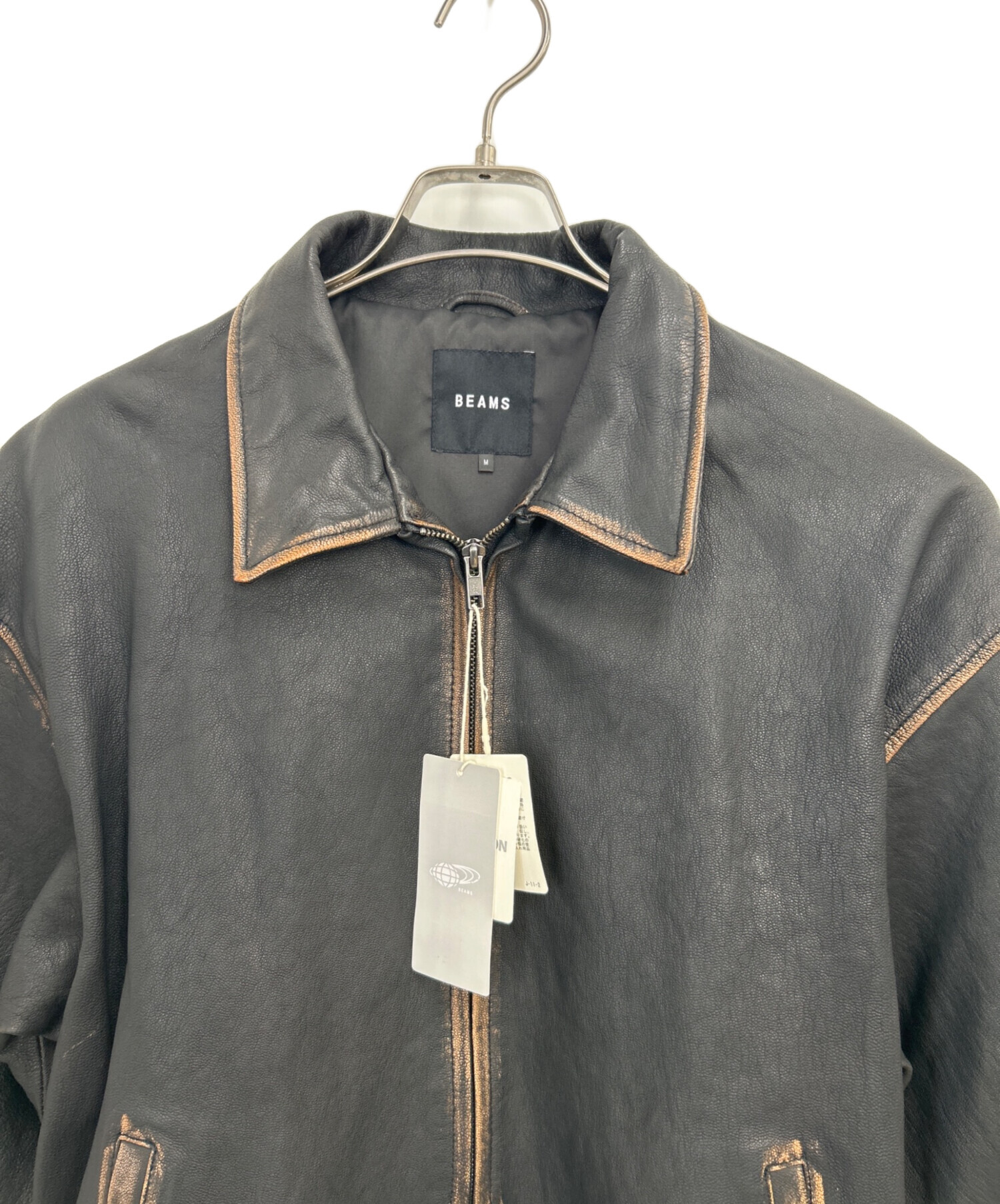 中古・古着通販】BEAMS (ビームス) ワイドフィット ユーズド加工