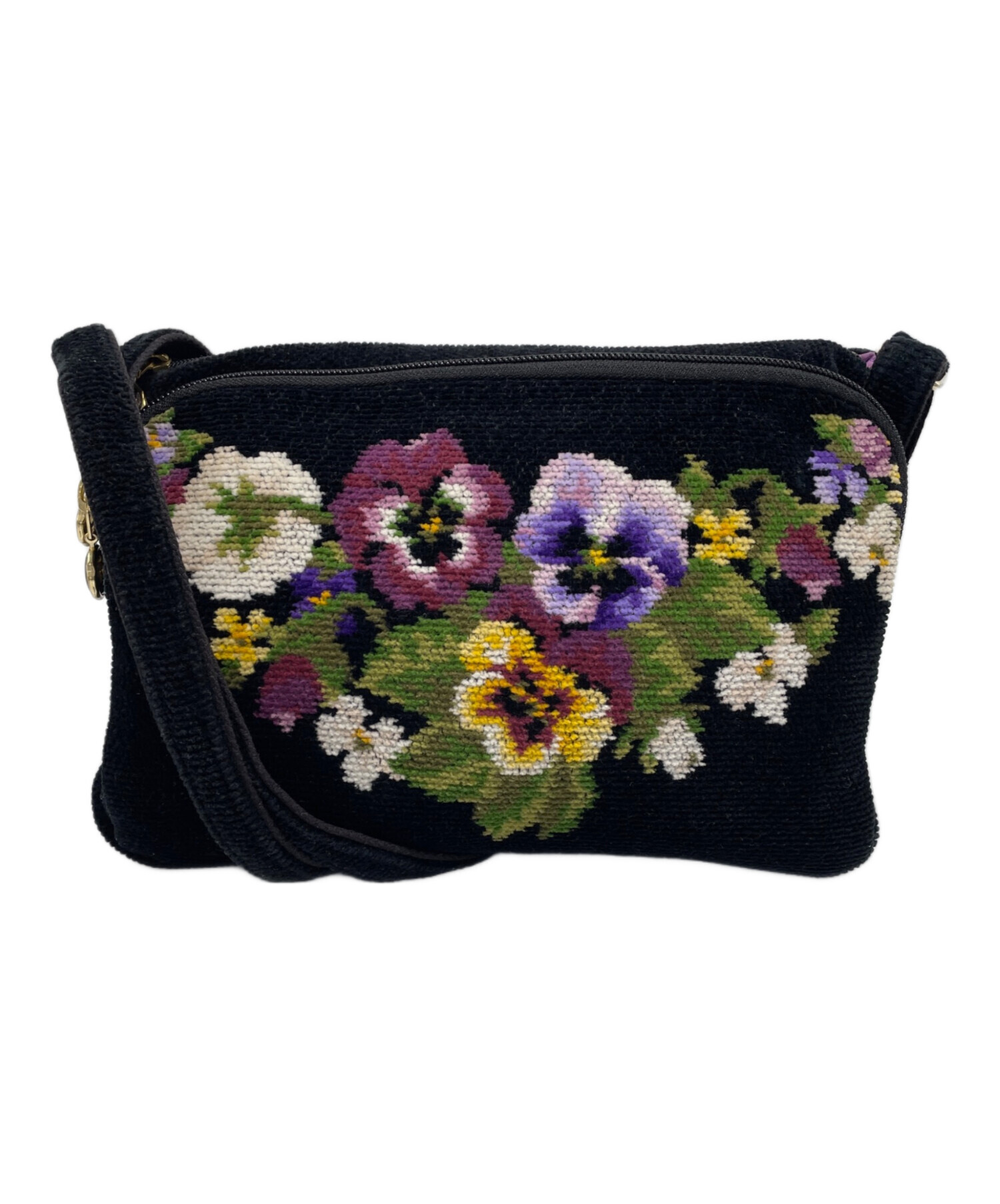 【新品未使用タグ付き】FEILER ロージーツイード　ショルダーバッグ 中古・古着通販】FEILER (フェイラー) ロージーツイードショルダー