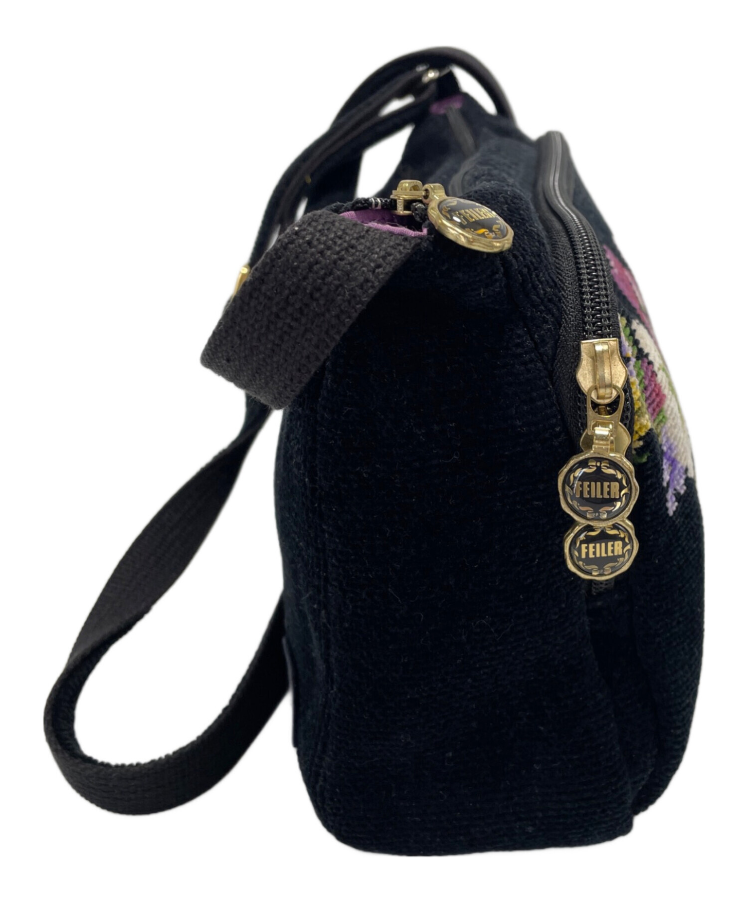 【新品未使用タグ付き】FEILER ロージーツイード　ショルダーバッグ 中古・古着通販】FEILER (フェイラー) ロージーツイードショルダー