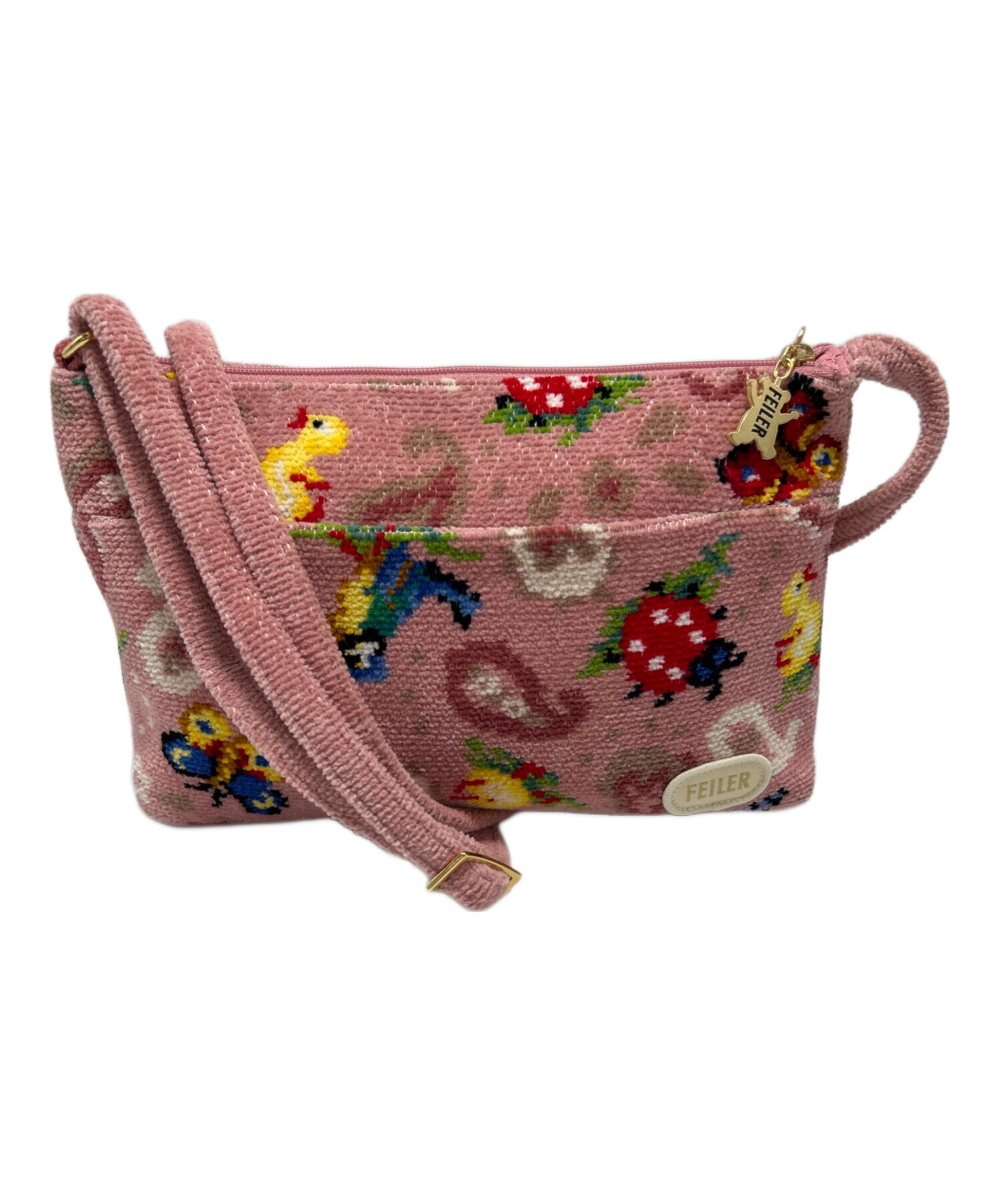 中古・古着通販】FEILER (フェイラー) ショルダーバッグ ピンク