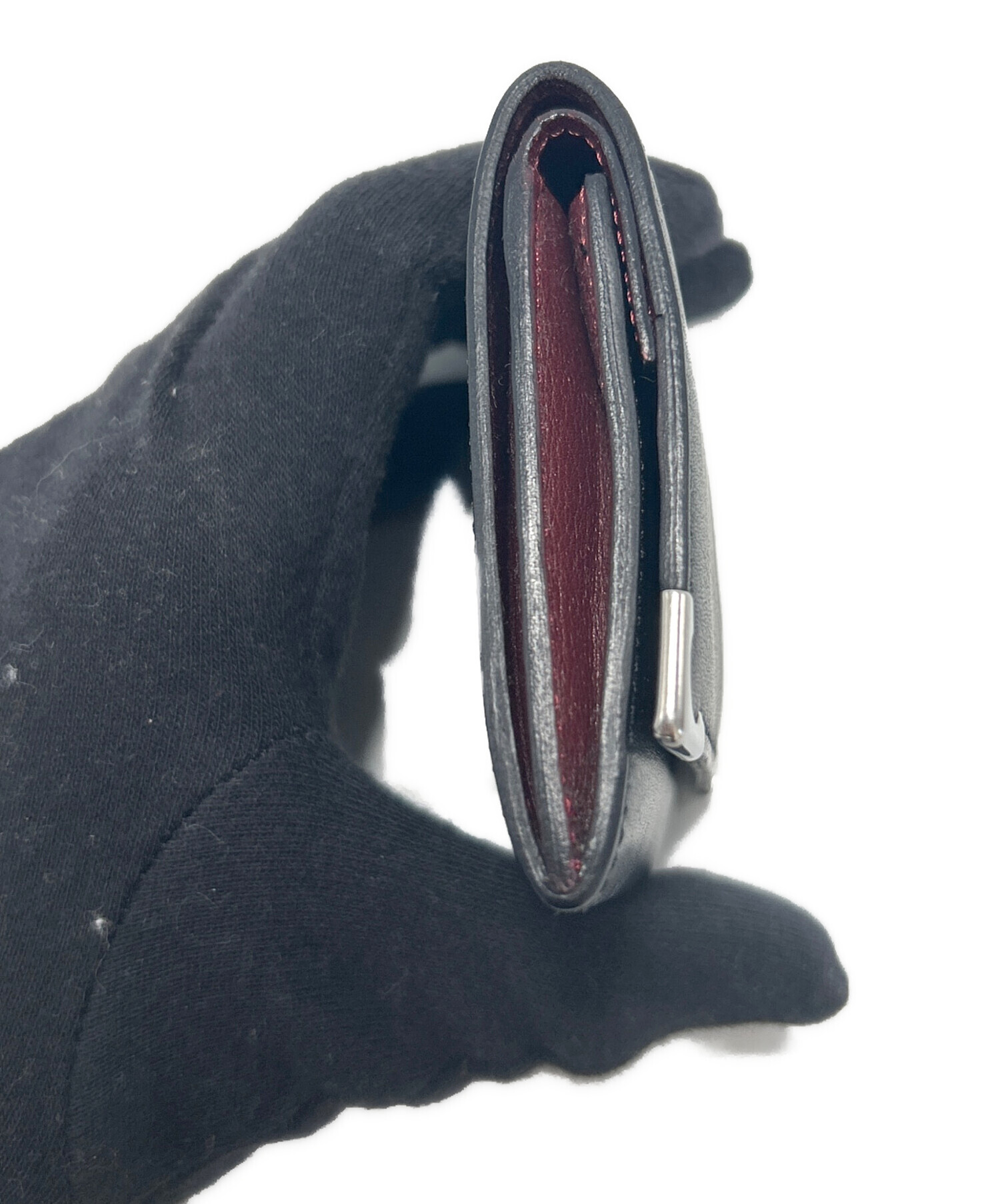 中古・古着通販】Cartier (カルティエ) 小銭入れ ブラック×ブラウン