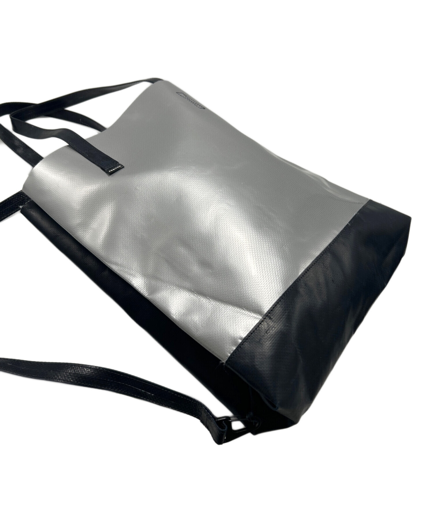 FREITAG フライターグ シルバー 2WAYトートバッグ 中古・古着通販】FREITAG (フライターグ) 2WAYトートバッグ グレー