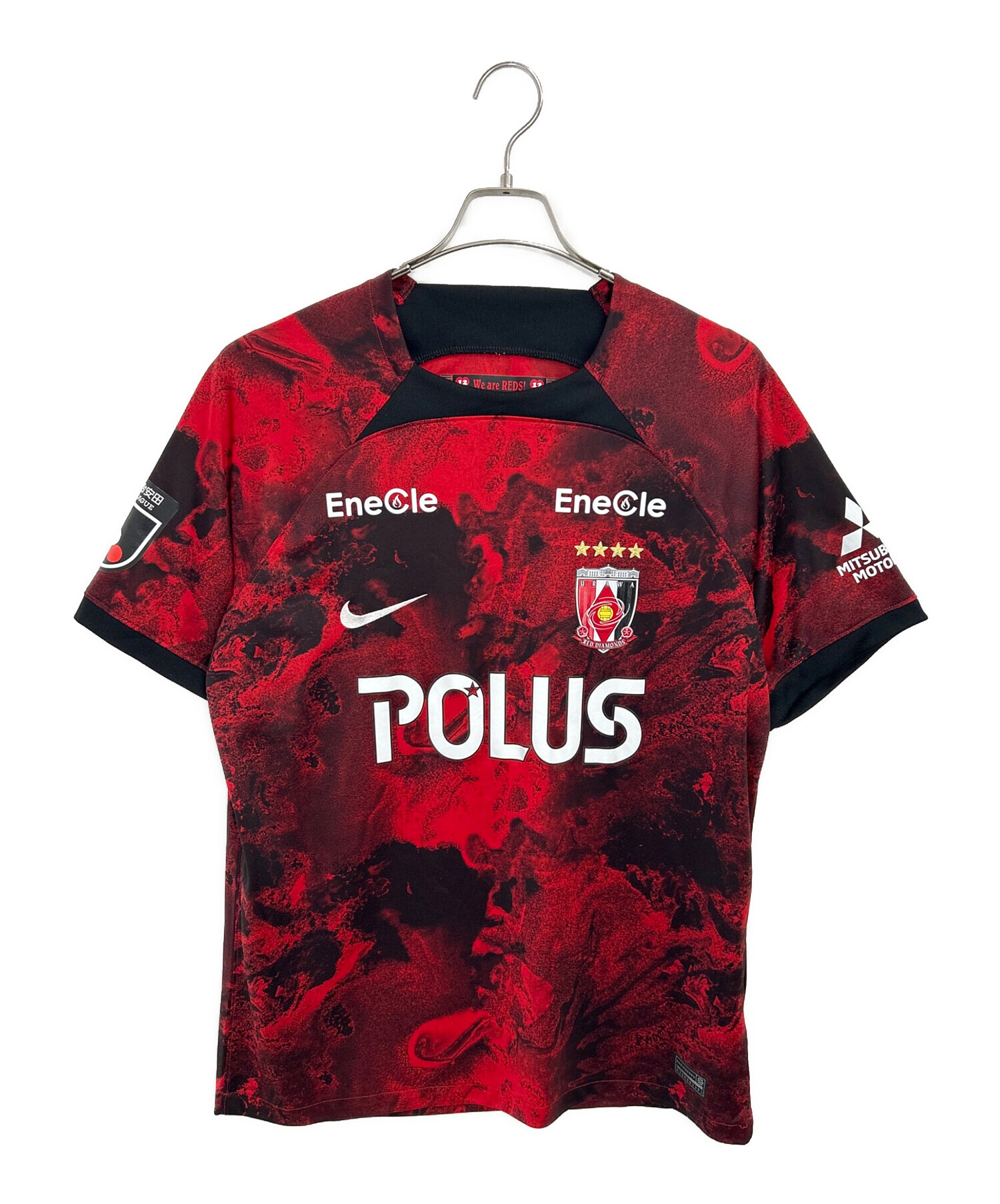 中古・古着通販】NIKE (ナイキ) サッカーユニフォーム レッド サイズ