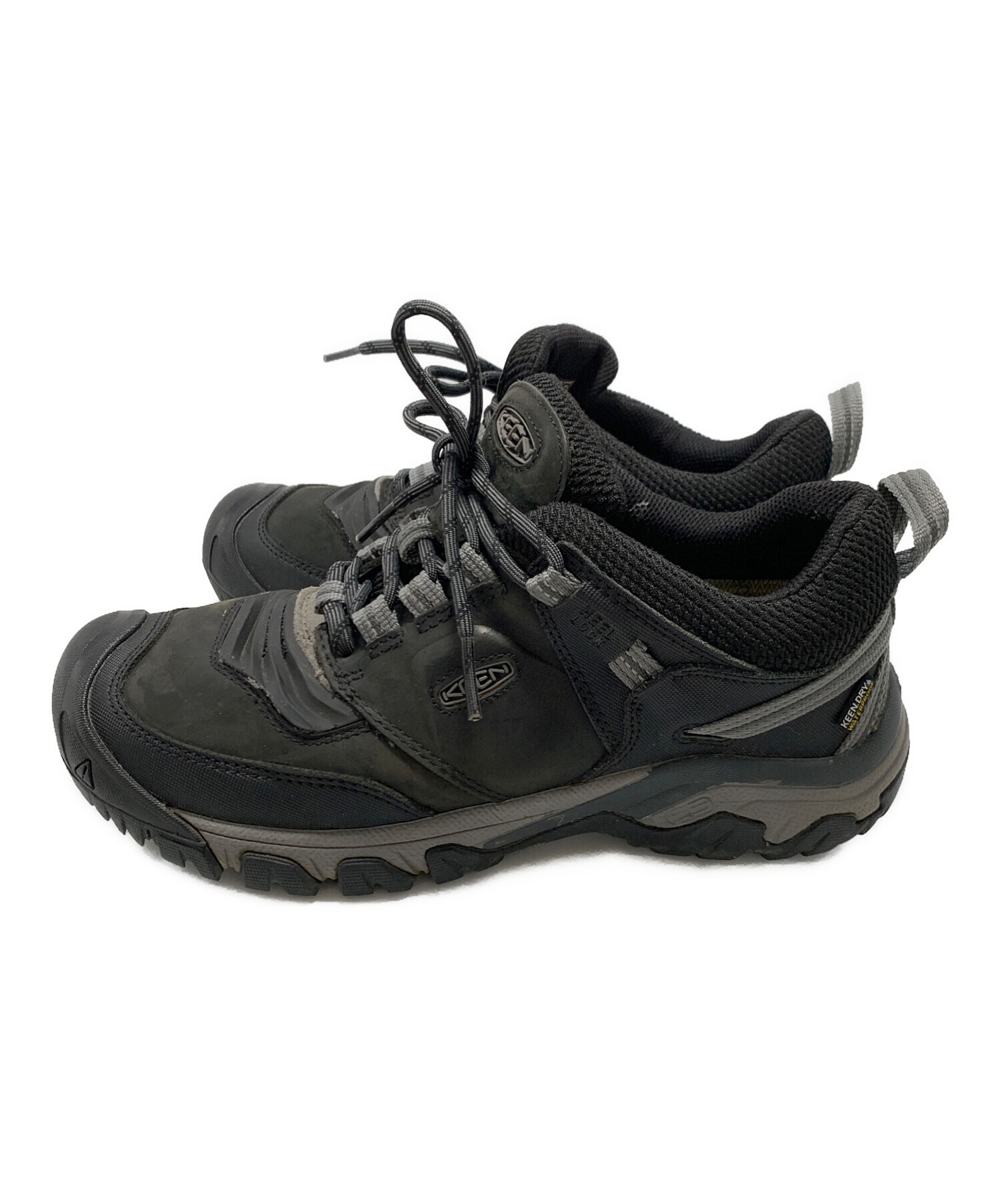 中古・古着通販】KEEN (キーン) トレッキングシューズ ブラック×グレー 