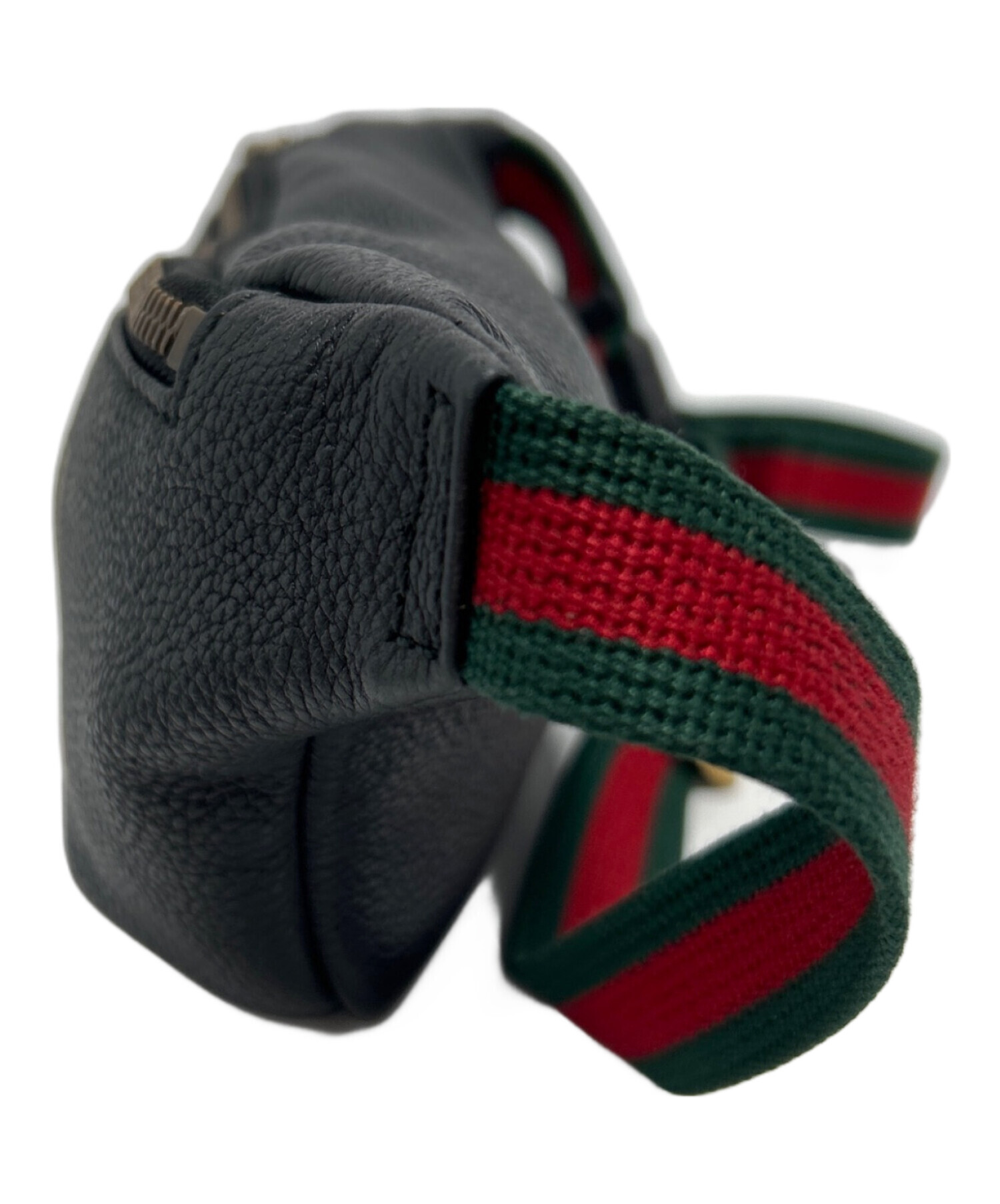 中古・古着通販】GUCCI (グッチ) スモールベルトバッグ ブラック