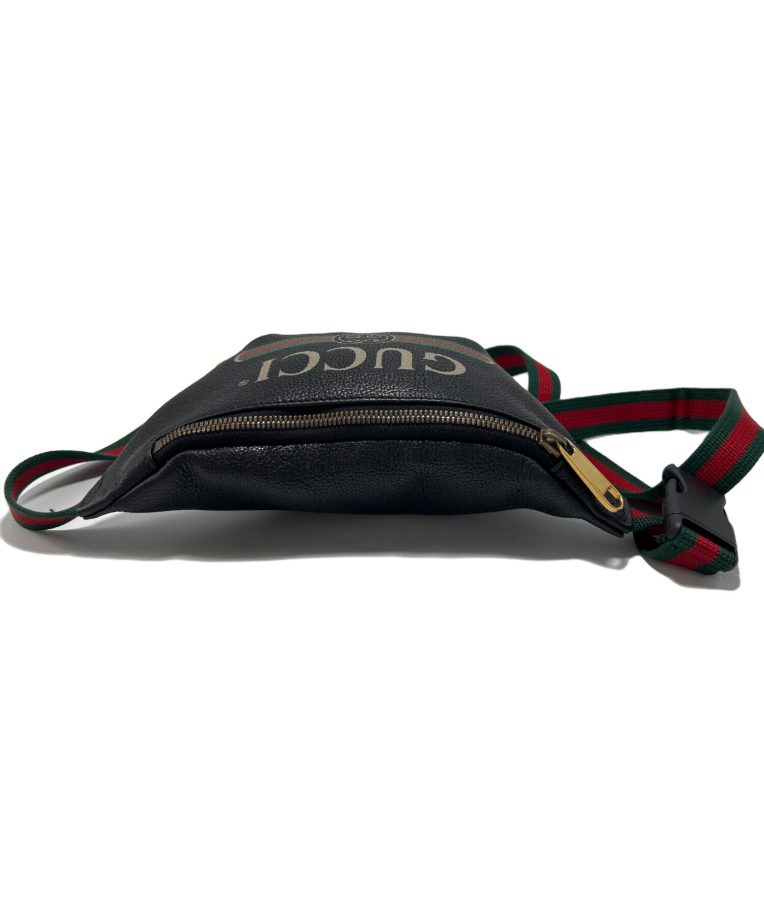 中古・古着通販】GUCCI (グッチ) スモールベルトバッグ ブラック