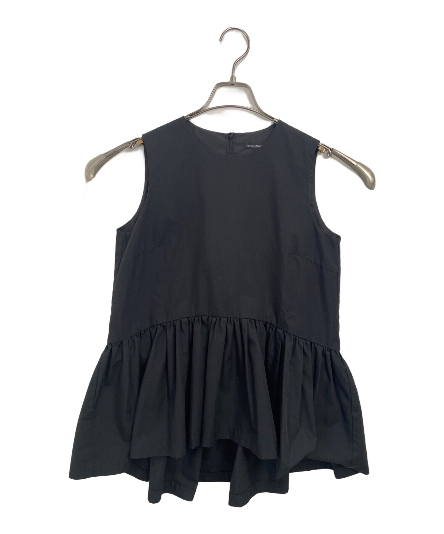 【美品】ツルバイマリコオイカワ　ノースリーブブラウス　リボン付き　フリーサイズ 中古・古着通販】TSURU by MARIKO OIKAWA (ツルバイマリコオイカワ