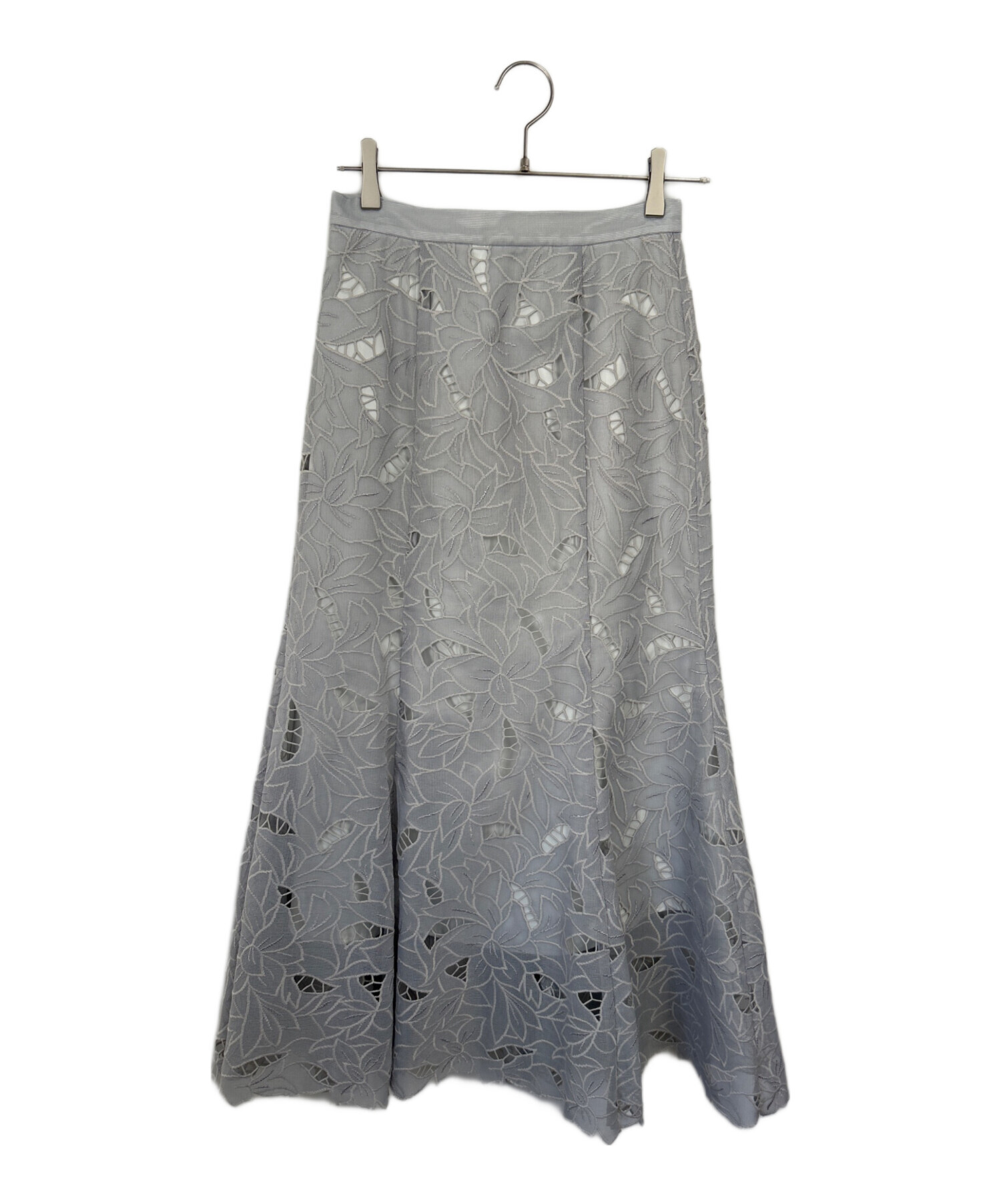 中古・古着通販】Snidel (スナイデル) カットワークセミフレアスカート