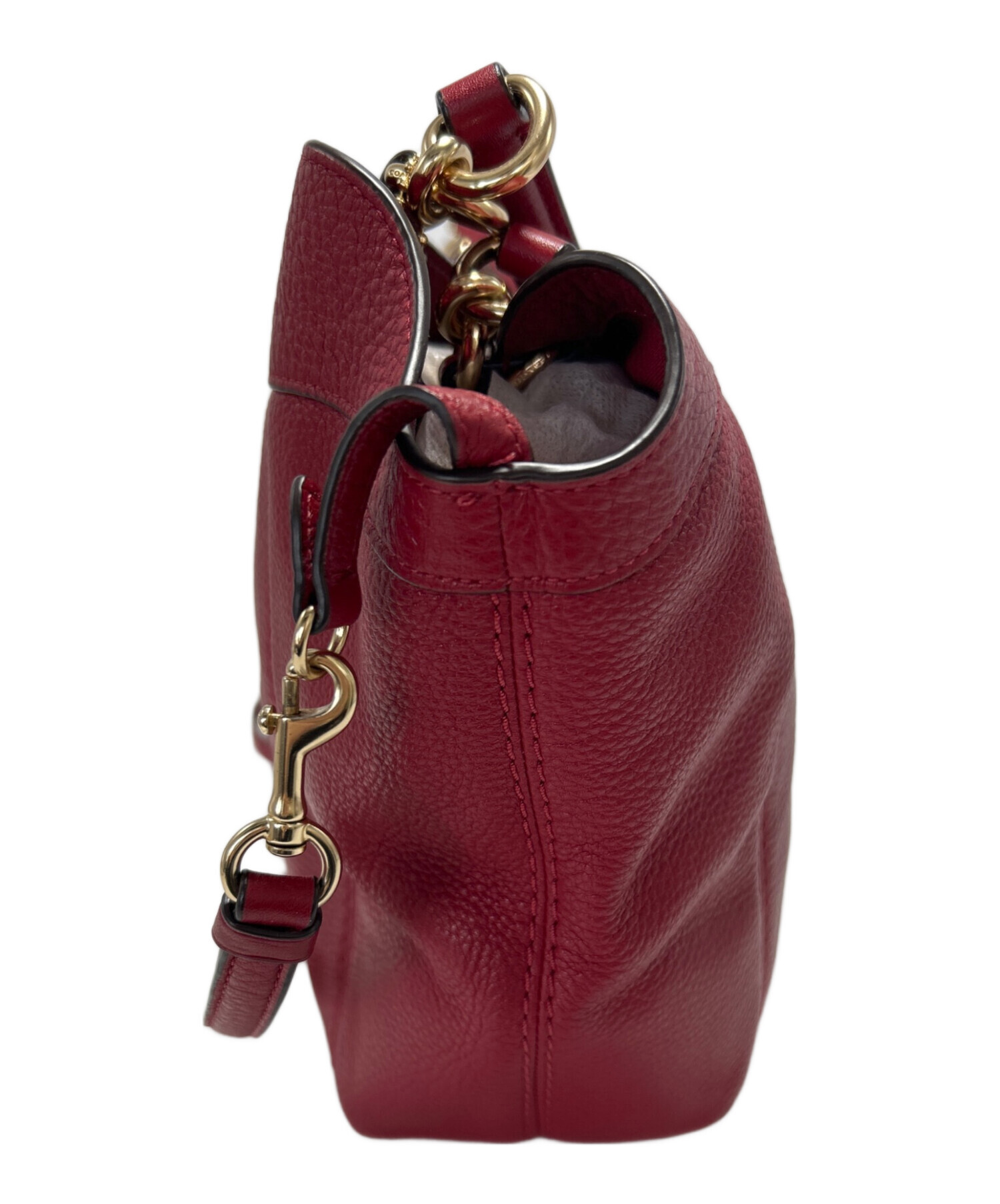 中古・古着通販】COACH (コーチ) 2WAYバッグ レッド｜ブランド・古着