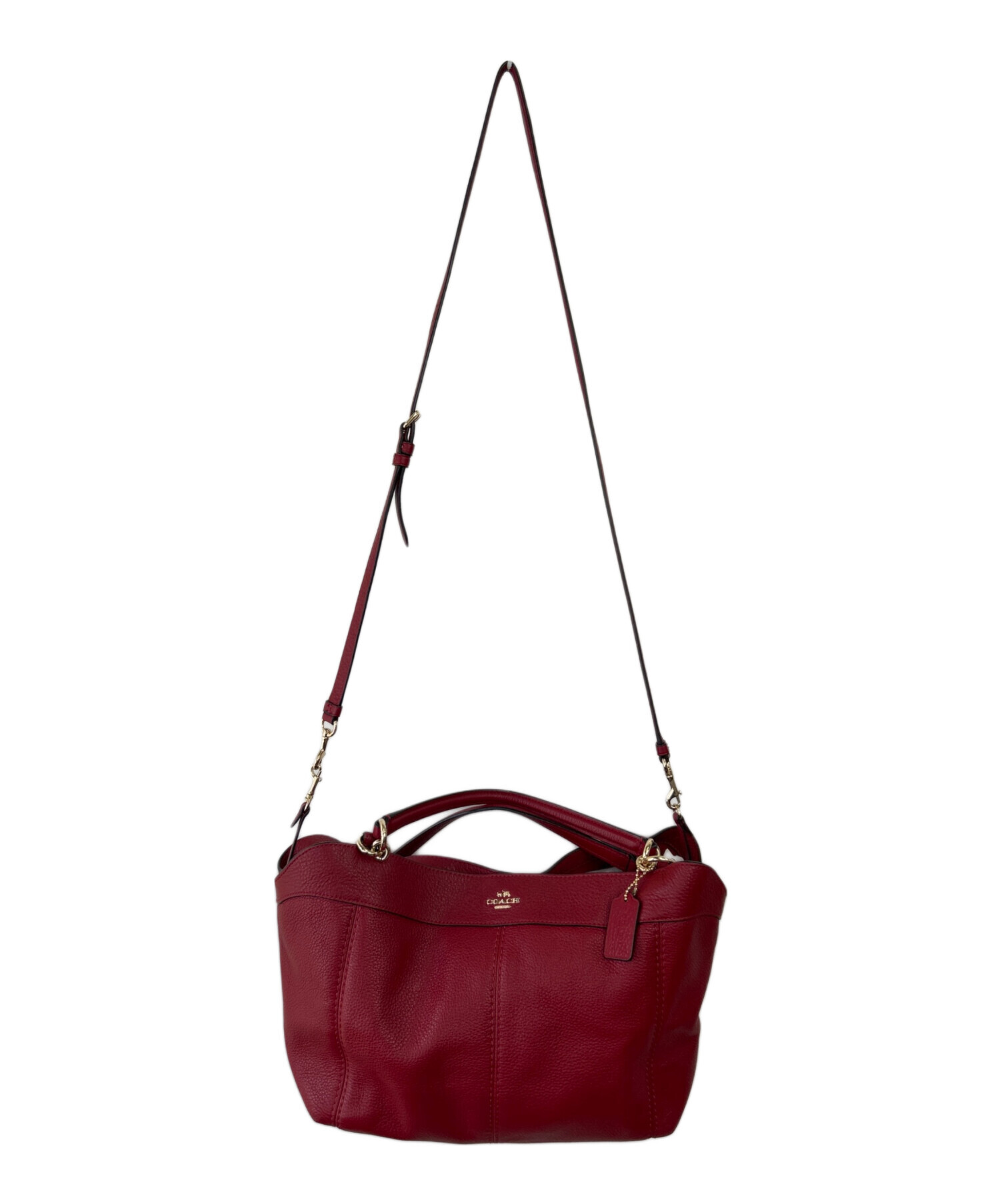 中古・古着通販】COACH (コーチ) 2WAYバッグ レッド｜ブランド・古着