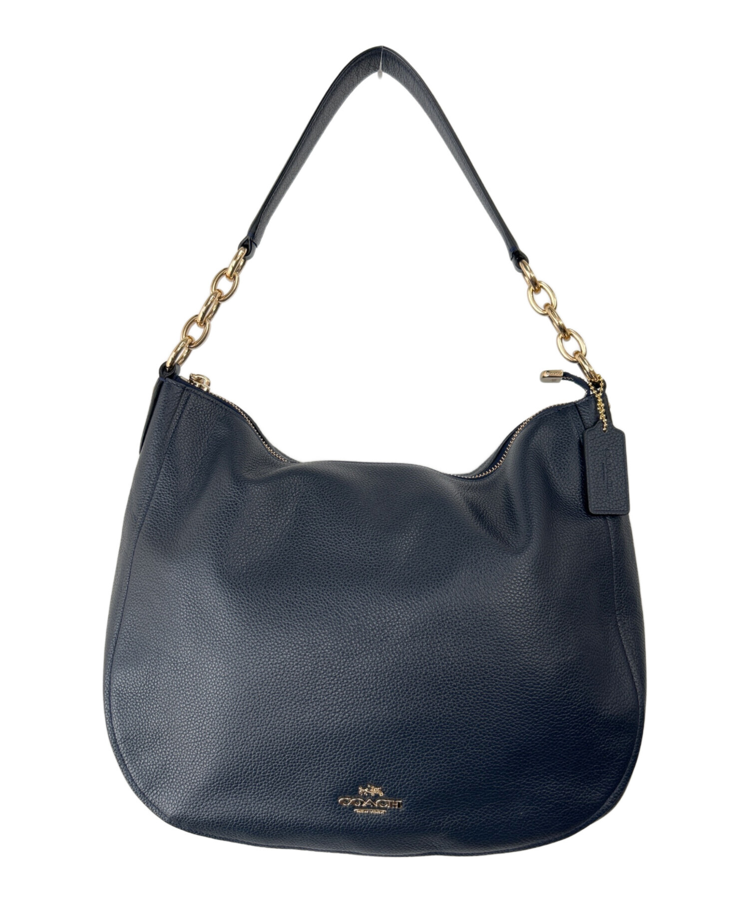 中古・古着通販】COACH (コーチ) 2WAYショルダーバッグ ネイビー