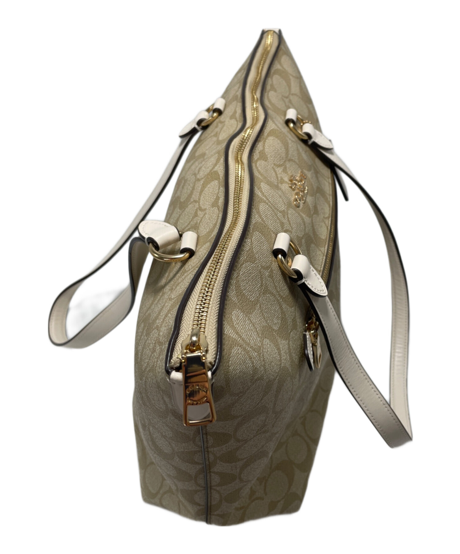 中古・古着通販】COACH (コーチ) トートバッグ ベージュ