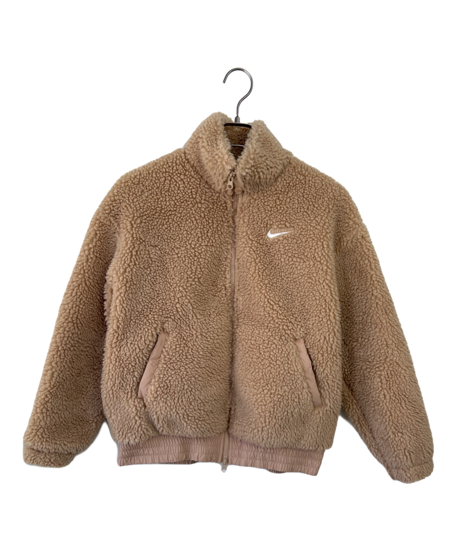 中古・古着通販】NIKE (ナイキ) ボアジャケット ベージュ サイズ:M