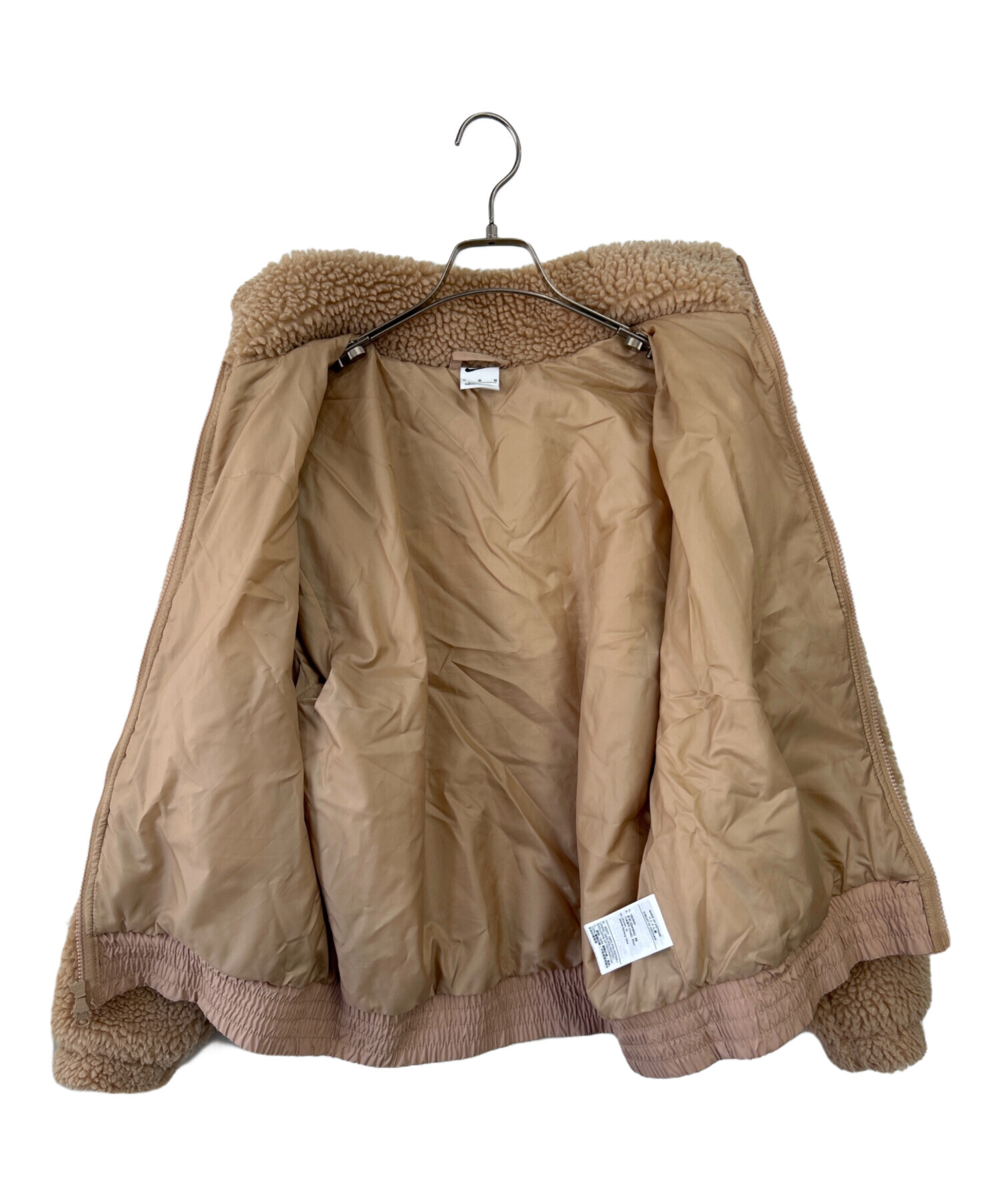 中古・古着通販】NIKE (ナイキ) ボアジャケット ベージュ サイズ:M 