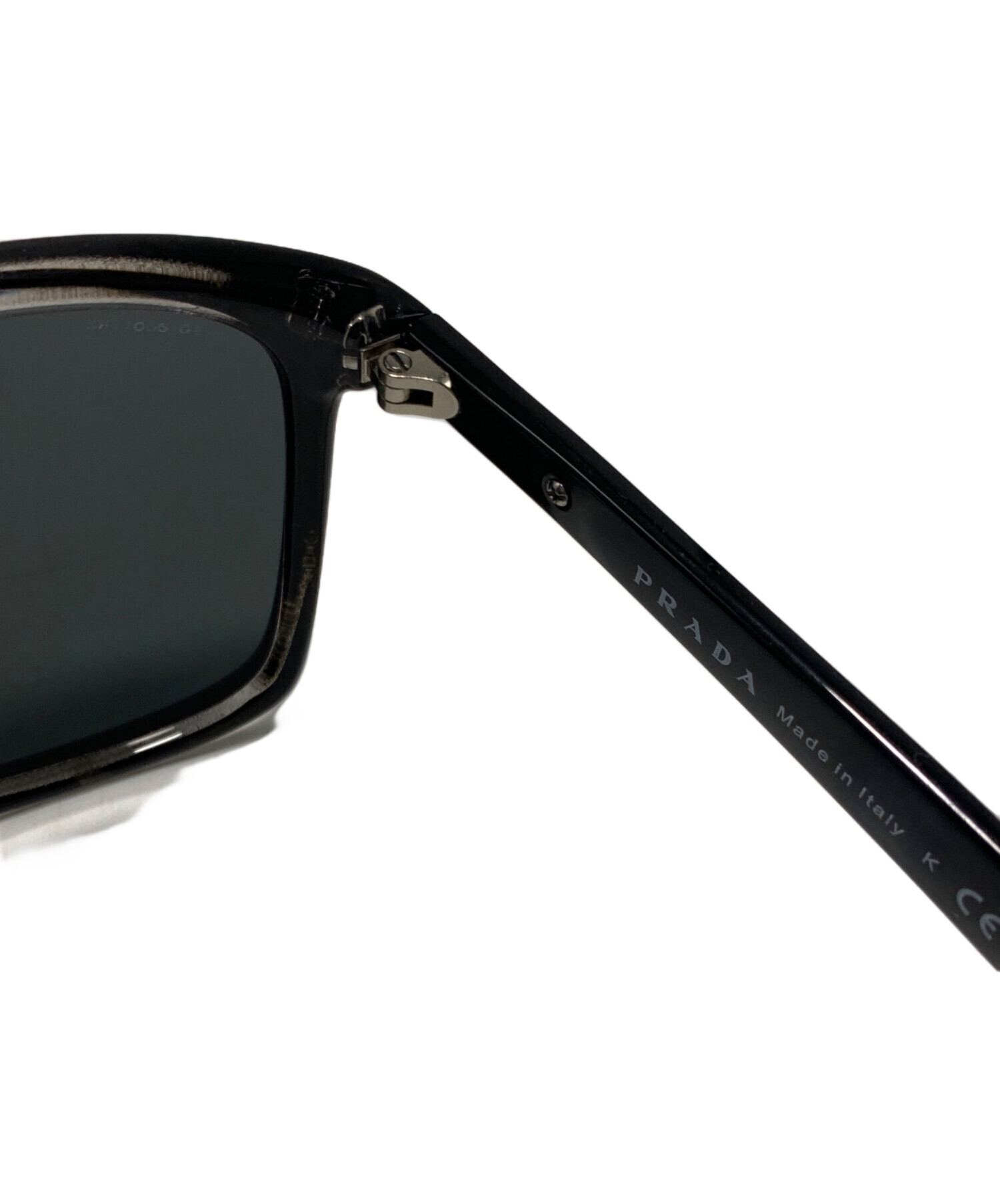 プラダサングラス（専用の箱付き）・美品 中古・古着通販】PRADA (プラダ) サングラス ブラック サイズ:60◻︎16