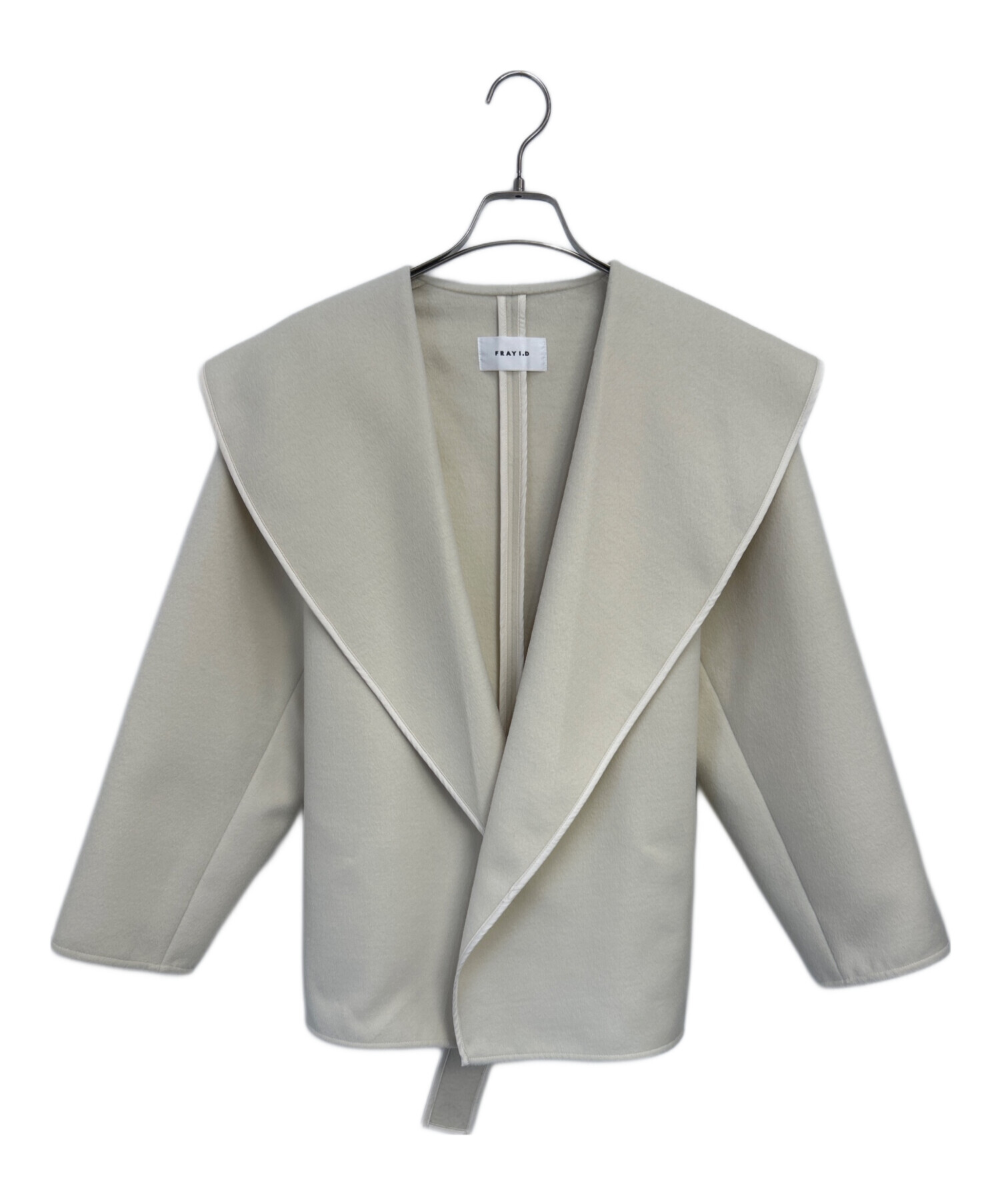 値下げしました！FRAY I.Dオンラインショップ完売のコートです‼️. 中古・古着通販】FRAY ID (フレイ アイディー) ショートリバーコート