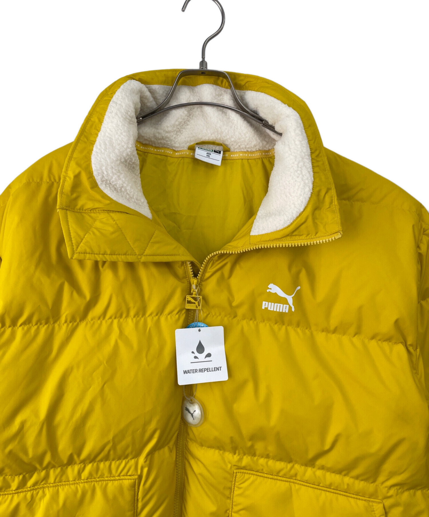 中古・古着通販】PUMA (プーマ) ダウンジャケット イエロー サイズ:XXL
