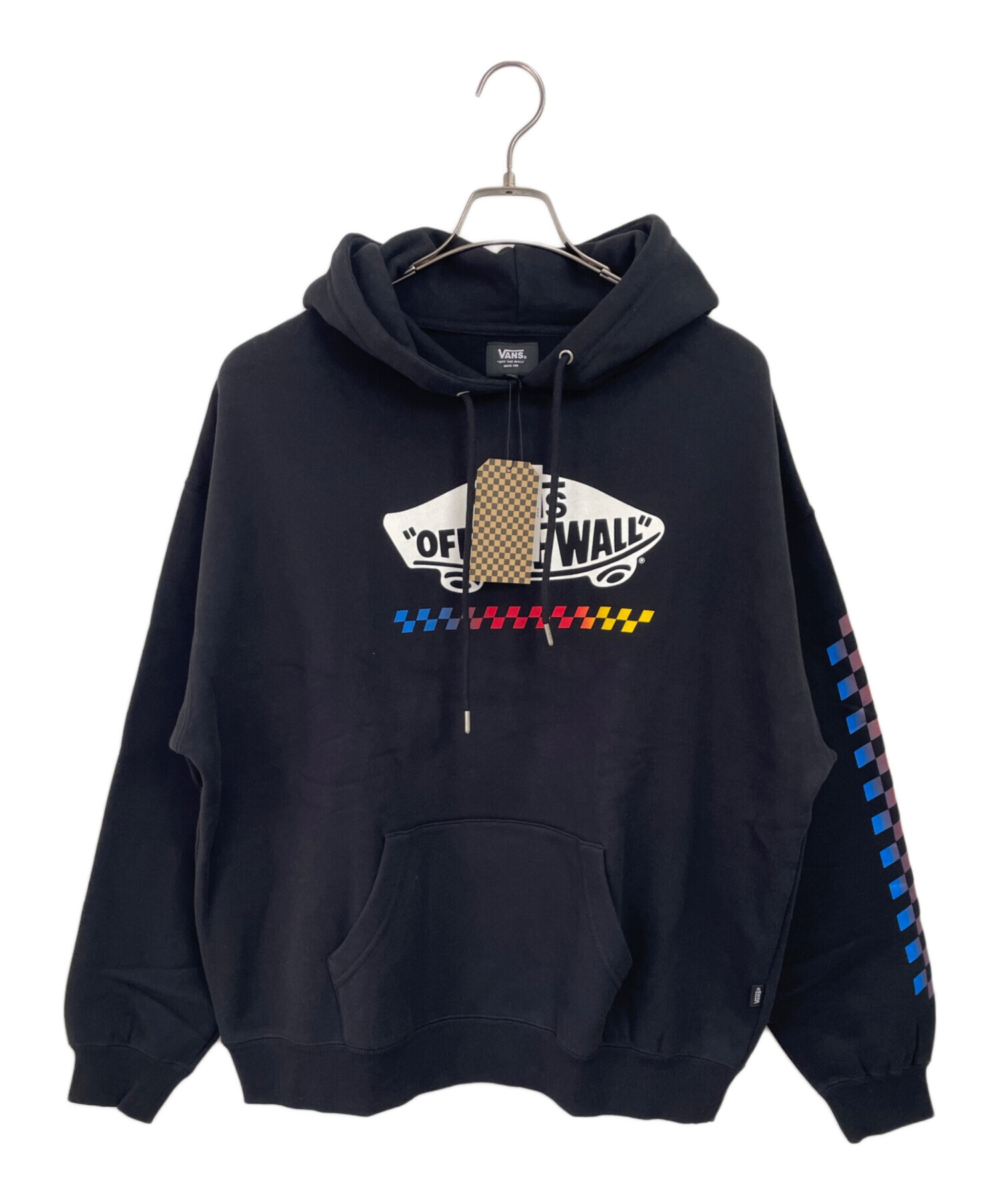 中古・古着通販】VANS (バンズ) パーカー ブラック サイズ:XL 未使用品