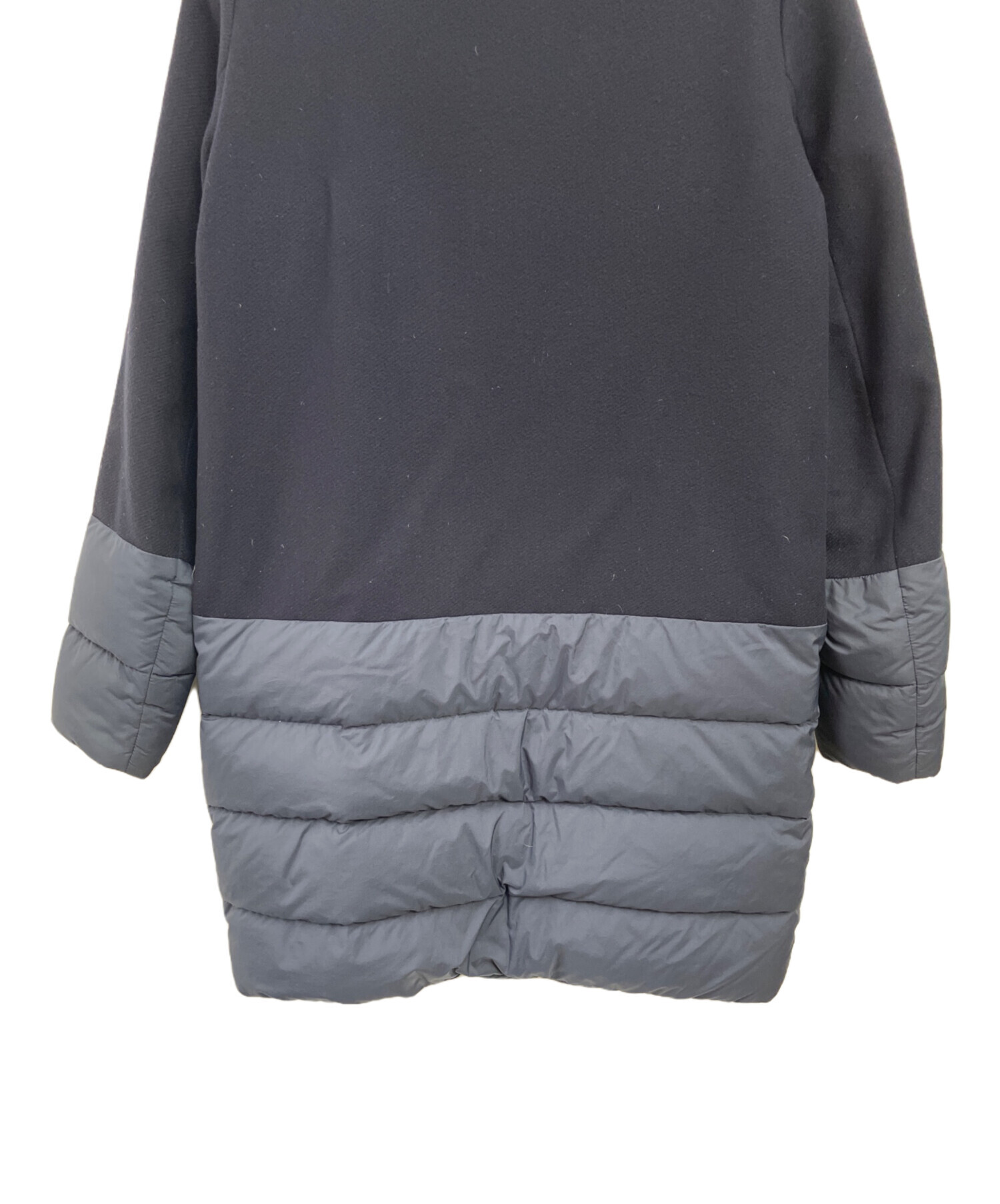 中古・古着通販】HERNO (ヘルノ) 異素材切替ダウンコート ネイビー