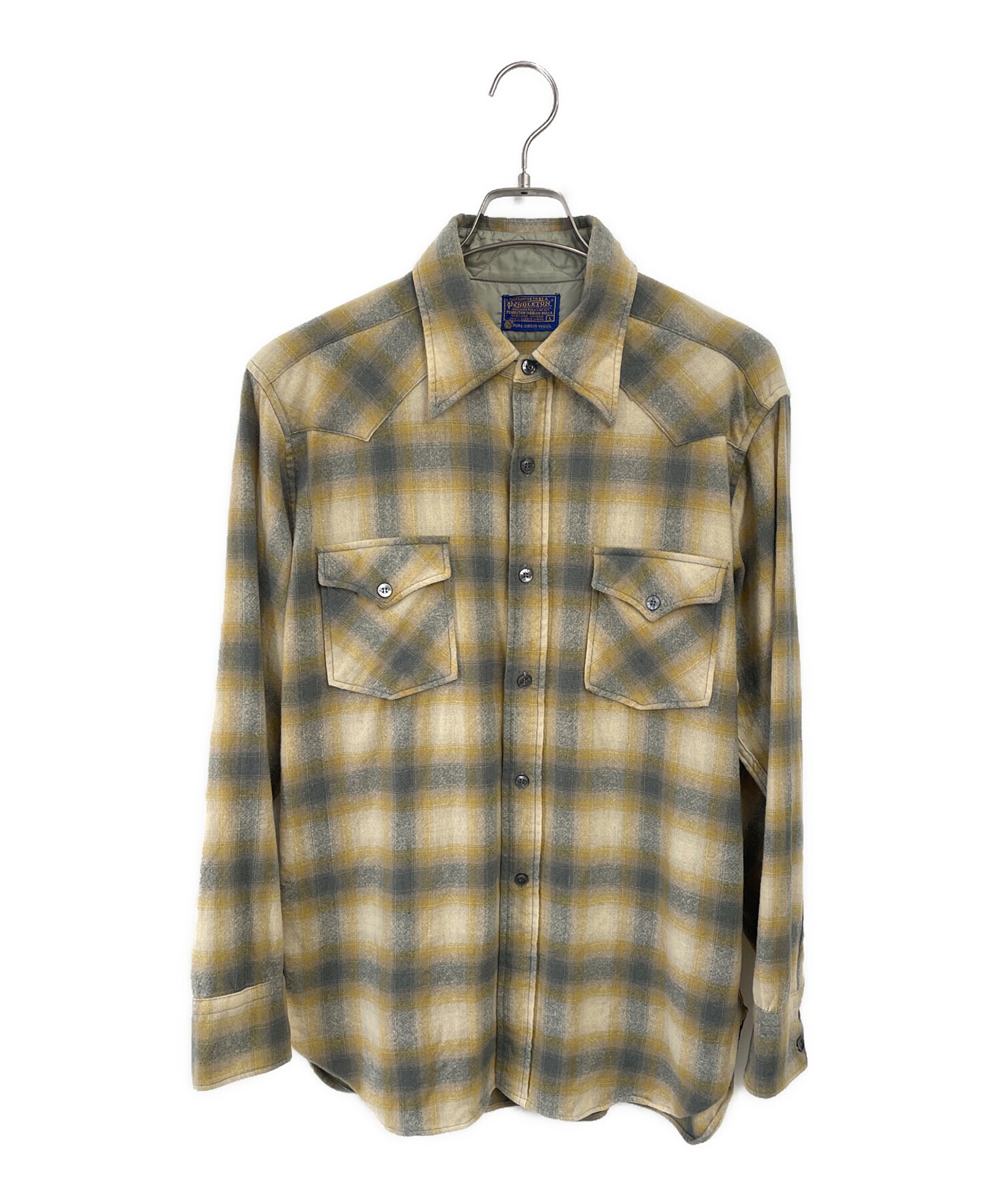 中古・古着通販】PENDLETON (ペンドルトン) 長袖シャツ イエロー