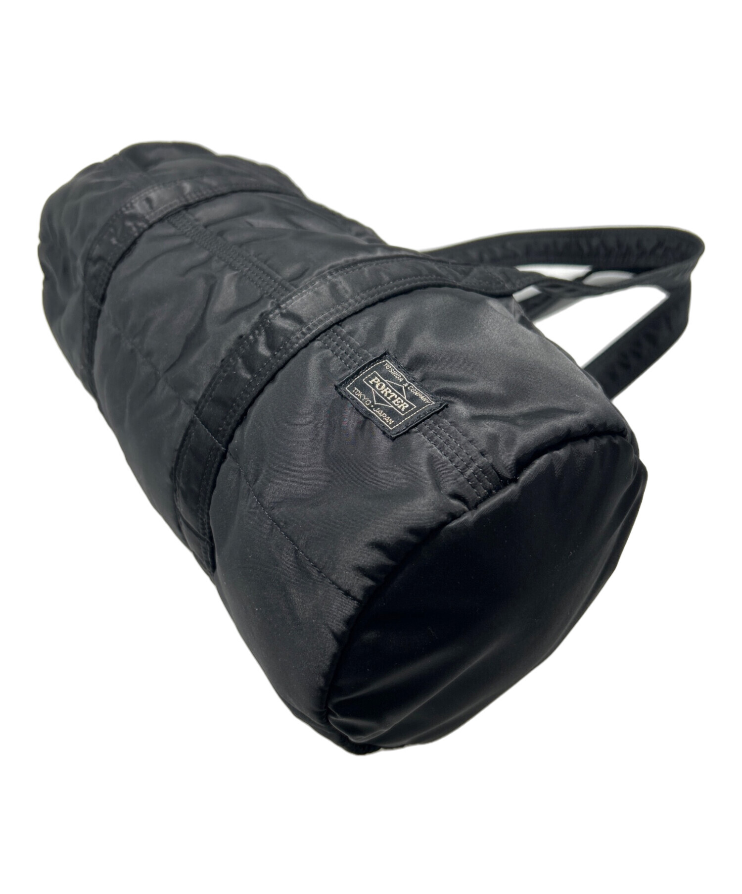 中古・古着通販】PORTER (ポーター) ドラムバッグ ブラック｜ブランド