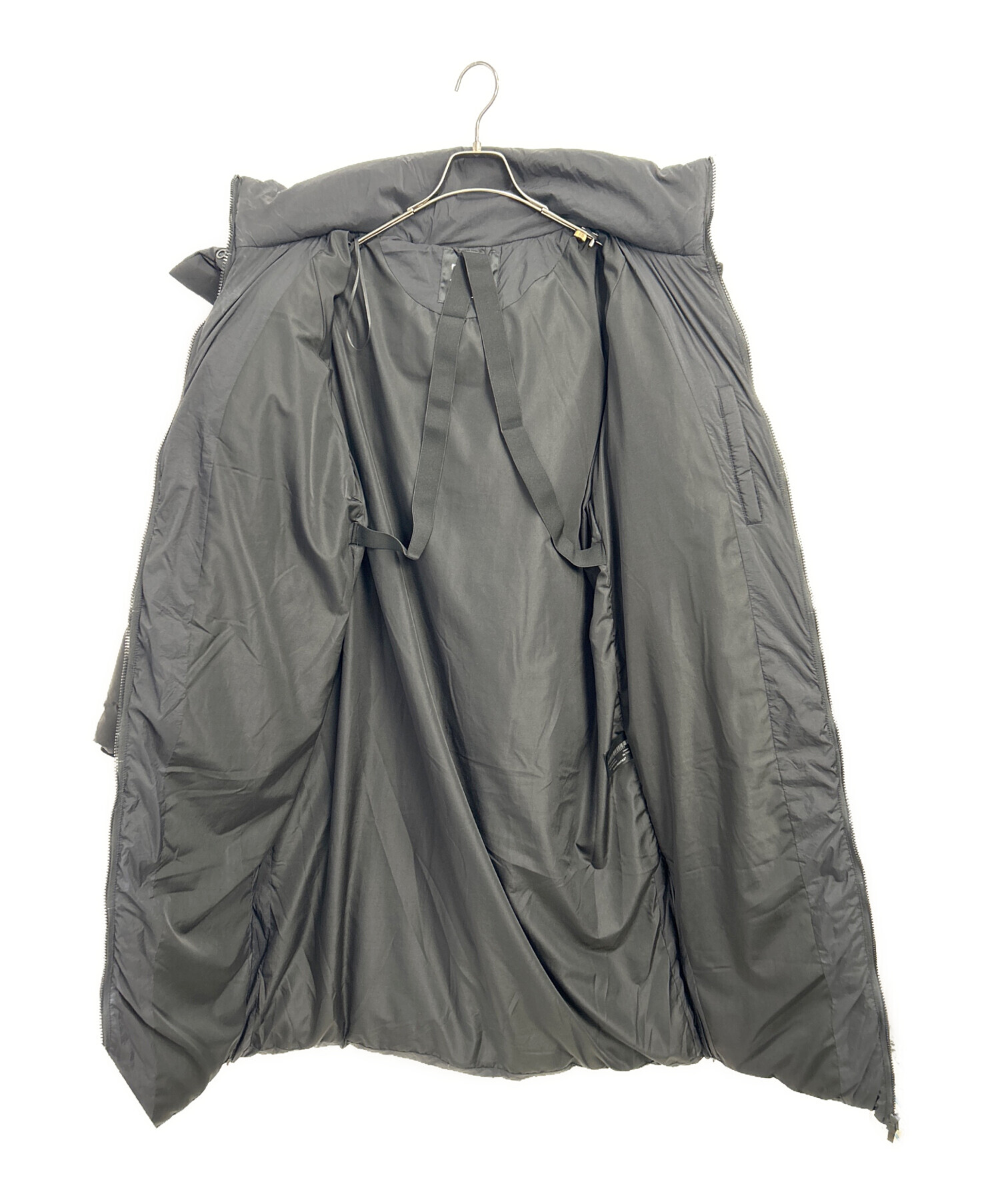 中古・古着通販】ZARA (ザラ) ロング中綿コート ブラック サイズ:M 
