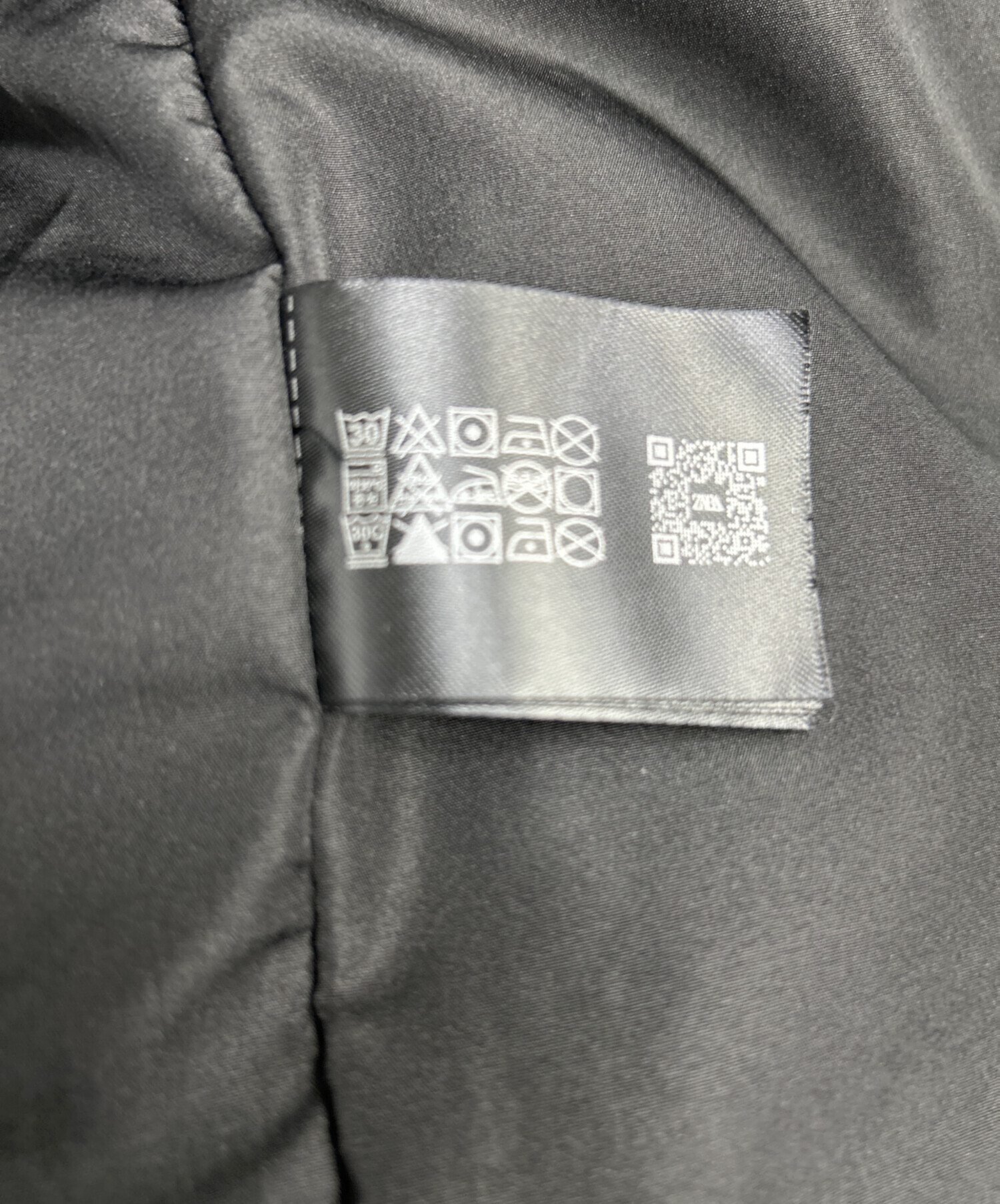 中古・古着通販】ZARA (ザラ) ロング中綿コート ブラック サイズ:M 