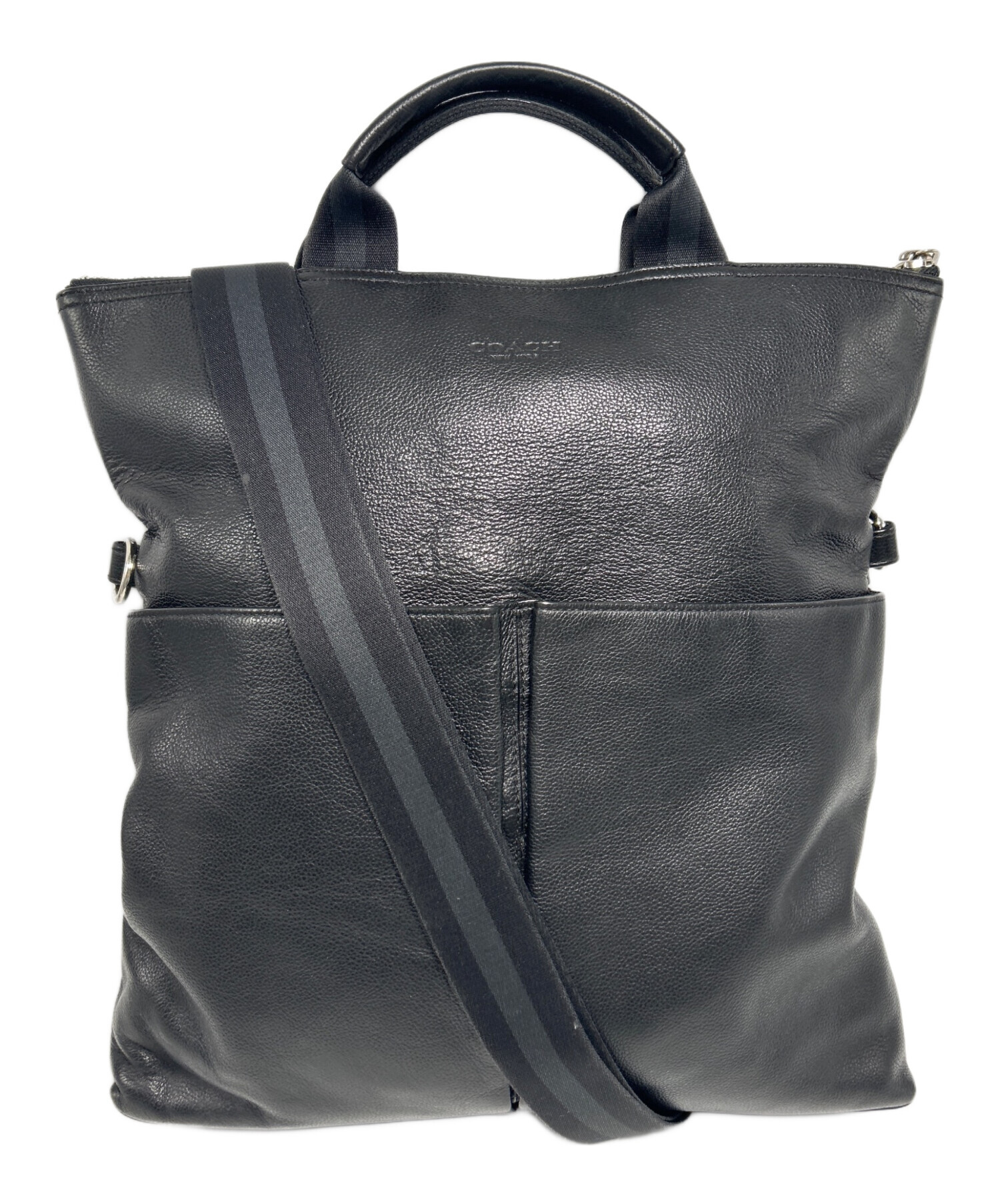 中古・古着通販】COACH (コーチ) 2WAYバッグ ブラック｜ブランド・古着