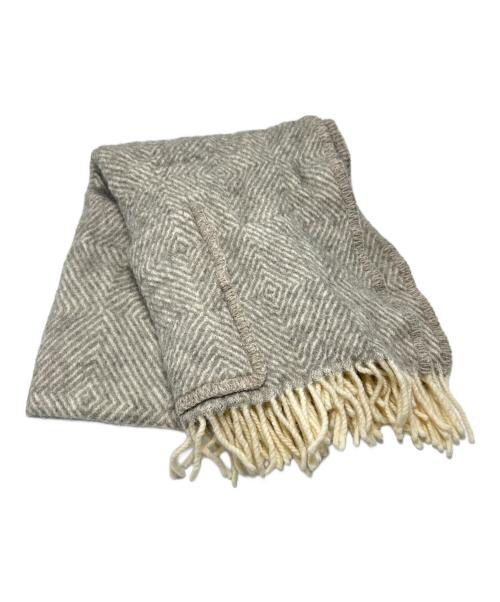 ラプアンカンクリ　LAPUAN KANKURIT グレーウールマフラー 中古・古着通販】LAPUAN KANKURIT (ラプアンカンクリ) マフラー グレー